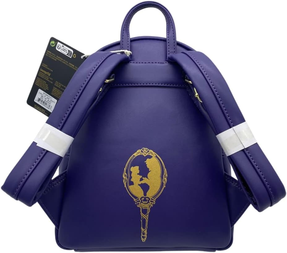 Loungefly Beauty and the Beast (1991) Mini Backpack image number 4