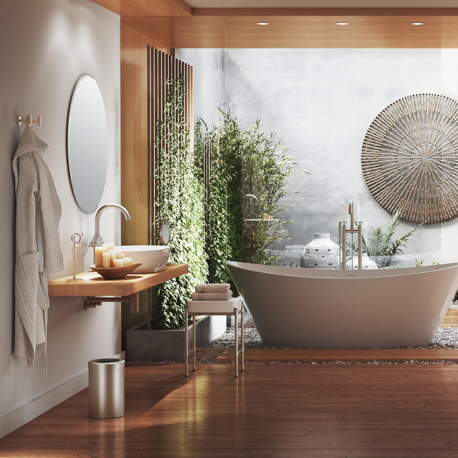 Gatco Home 2-Arm Towel Holder, 1472SN - Chrome image number 2