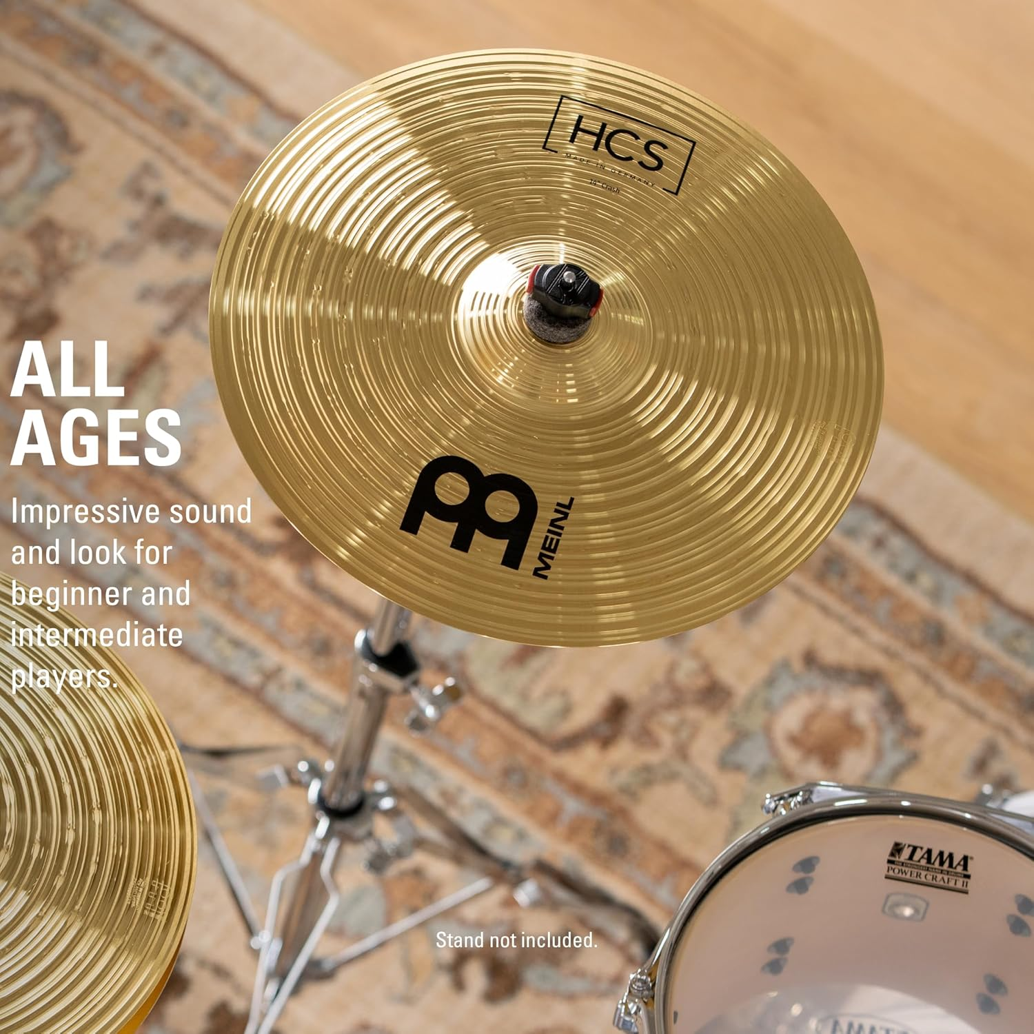 Meinl Percussion 14&Acirc;&euro; Crash Cymbal &Acirc;&euro;&ldquo; HCS Traditional Finish Brass for Drum Set Use, Made in Germany (HCS14C) image number 5