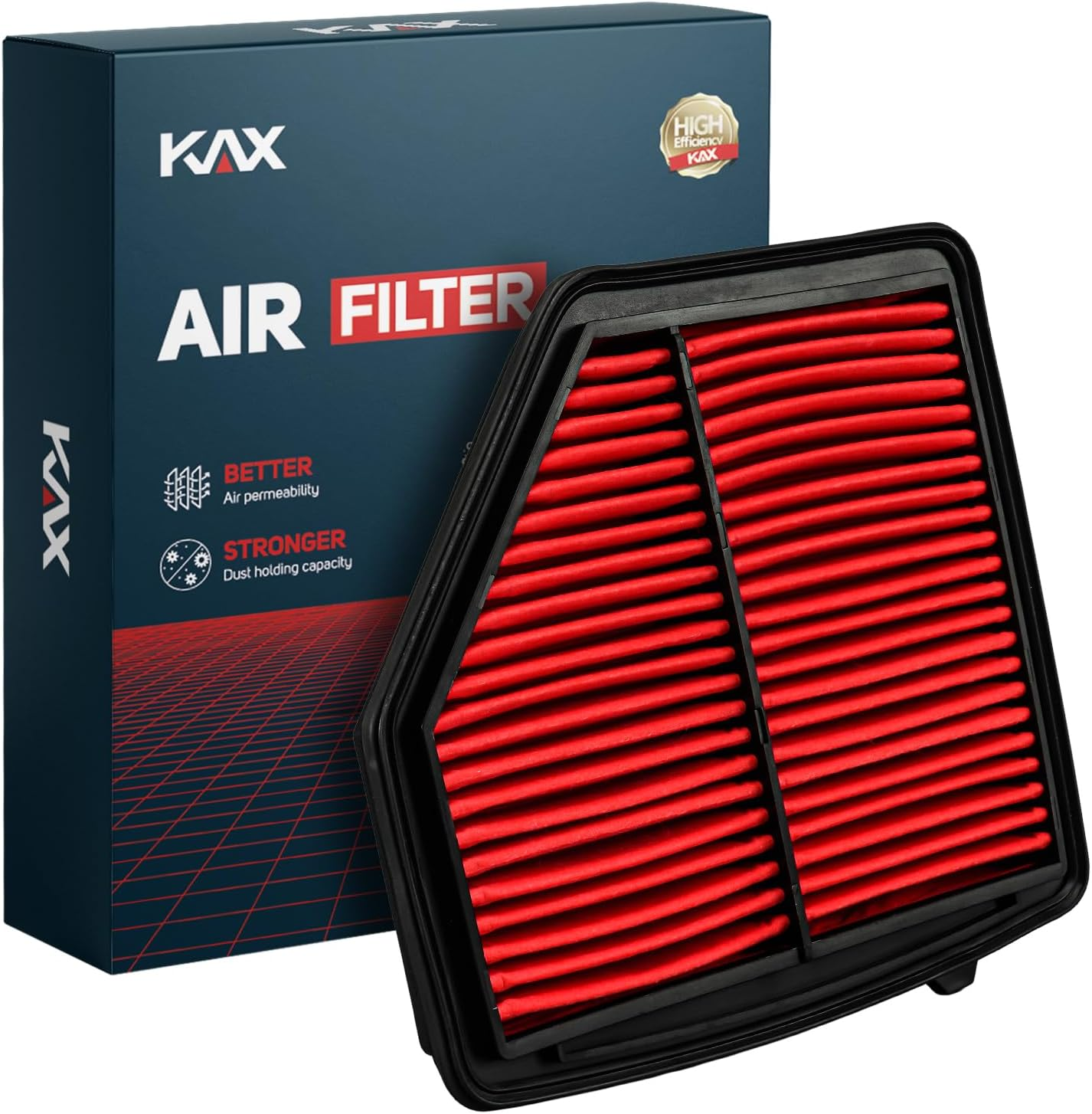 KAX Premium Engine Air Filter, CA12052 Replacement for Honda HR-V HRV 2016 2017 2018 2019 2020 2021 2022 1.8L, Advanced Air Filter Media, Increased Acceleration