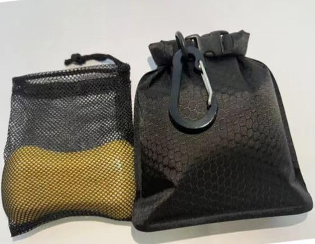 Waterproof Travel Soap Bag, 2-Pack Black Quick-Dry Case Holder with Carabiner for Shampoo Bars, Camping, Swimming, Hiking, Backpack Essentials image number 5