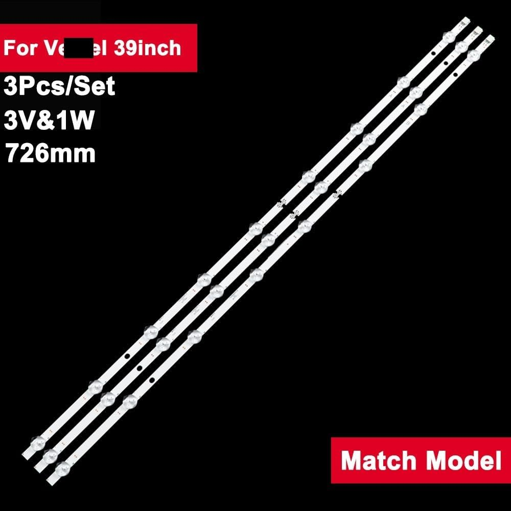 3Pcs Led Tv Repair Parts for V-Estel 39Inch 39" DRT VNB A-Type-Rev LT-39C770 40FB5050 FIN39FHD440BK VES390UNDA-2D-N12 T390HVN04.0 image number 4