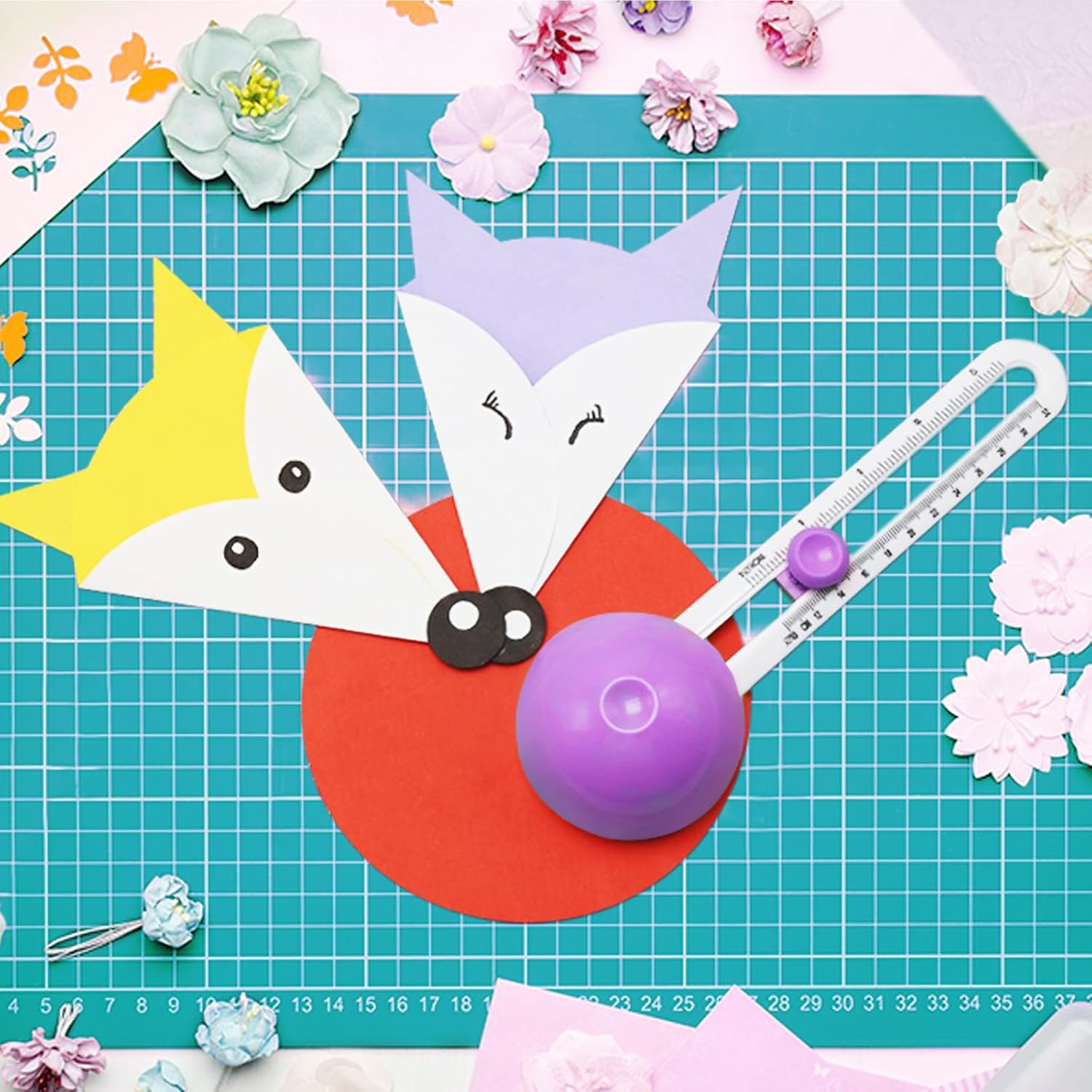 Circle Cutter, Circle Cutters for Paper Crafts, Paper Circlecutters, Circle Papercutters, Circular Cutters, Cardboard Circle Cutter, Adjustable Craft Cutting Tools, Cutting Diameter 4'' to 12.5'' image number 5