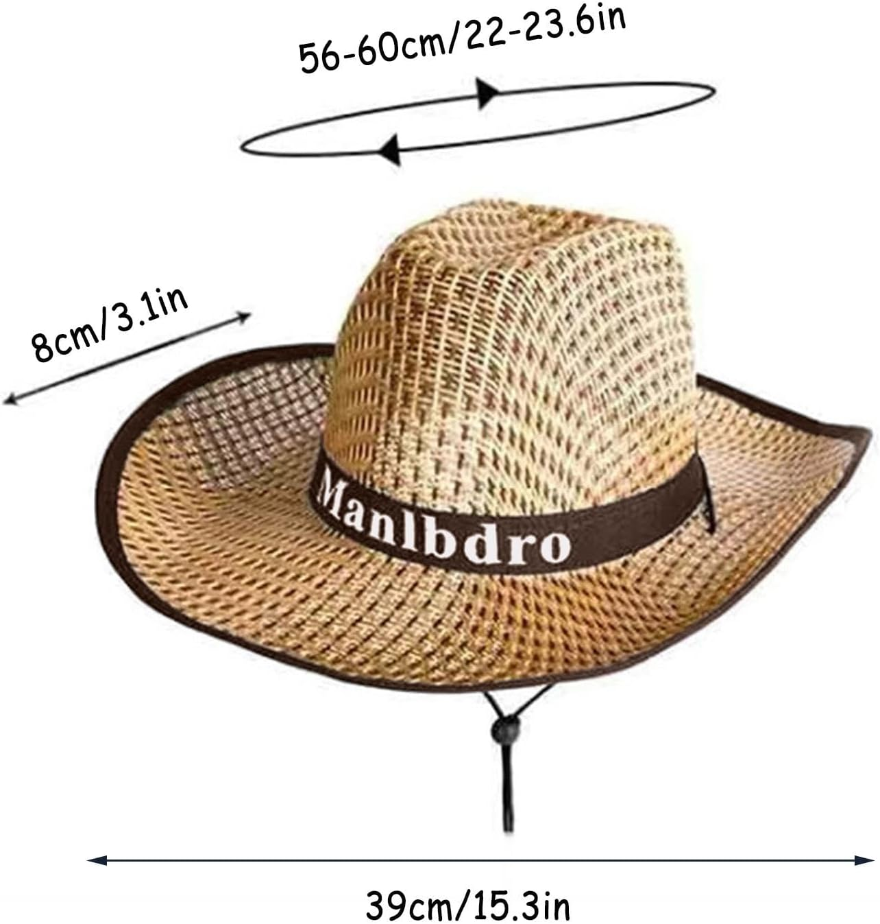 Fishing Straw Hats for Men, Fishing Cowboy Sun Hats, Outdoor UV Protection Sun Cap, Western Cowboy Hat for Gardening, Travel, Hiking, Camping