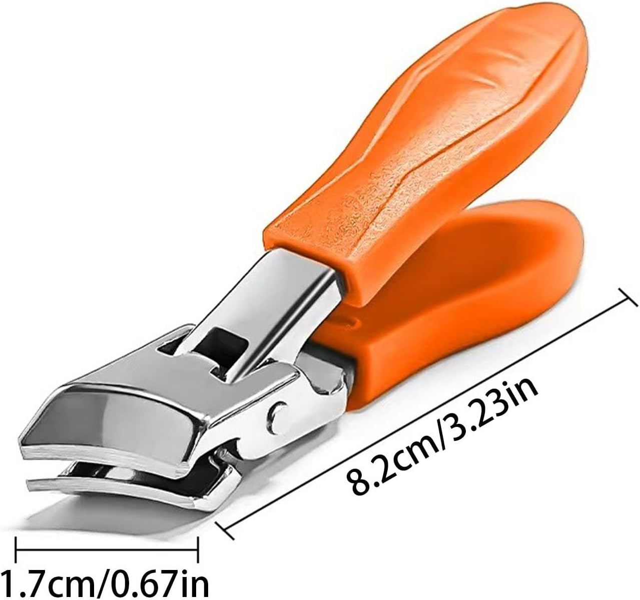 Slanted Nail Scissors,Heavy Duty Toenail Fingernail Scissors - Manicure Pedicure Equipment Anti-Splash Women Men Nails Tools for Business Trip, Dorm image number 5