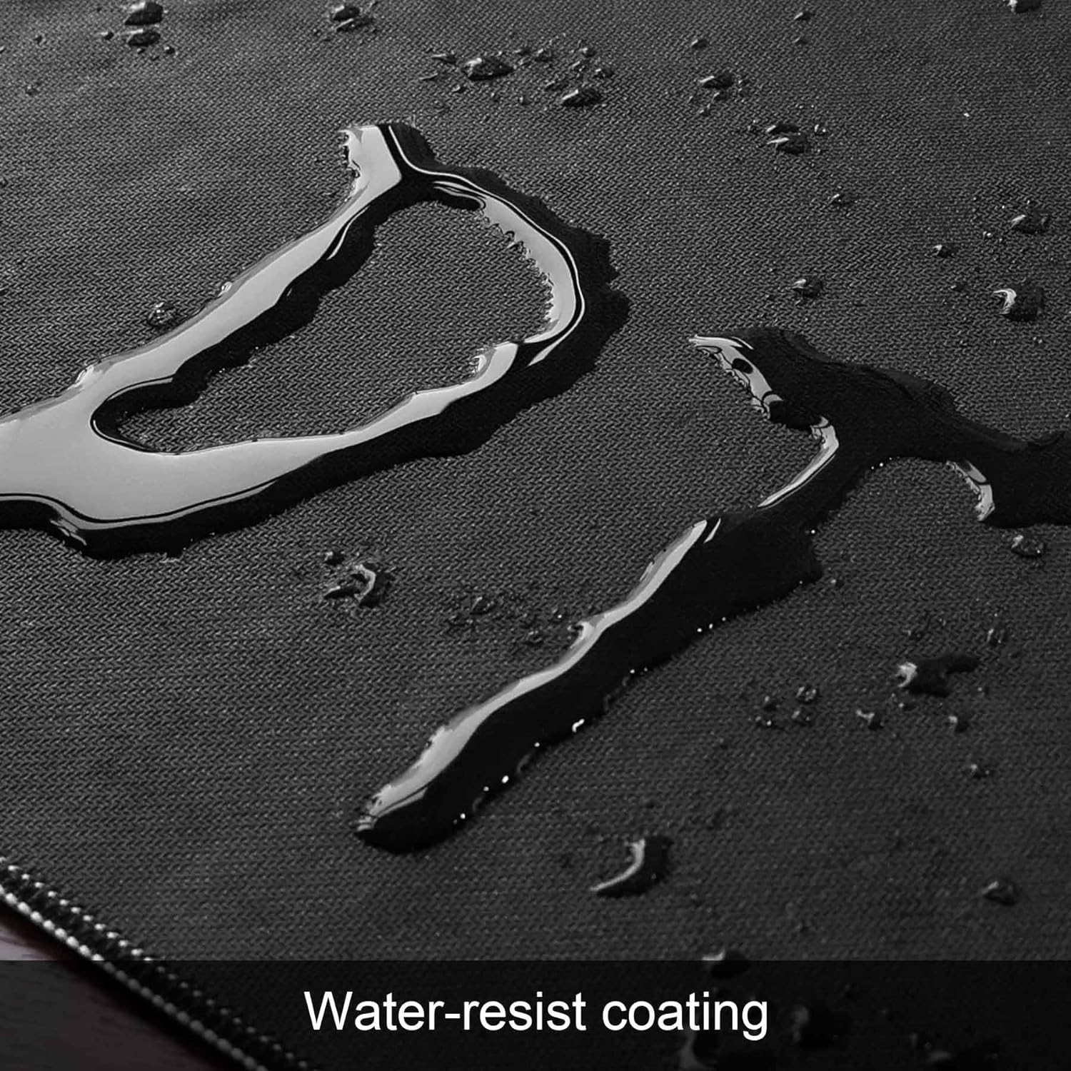 DAWNTREES Desk Mat,Mouse Pad Gaming Keyboard Pad,80X30Cm, Topographic Desk Pad Black and White Mouse Mat for Keyboard with Anti-Slip Rubber Base.&hellip; (90X40Cm, Black Triangle) image number 6