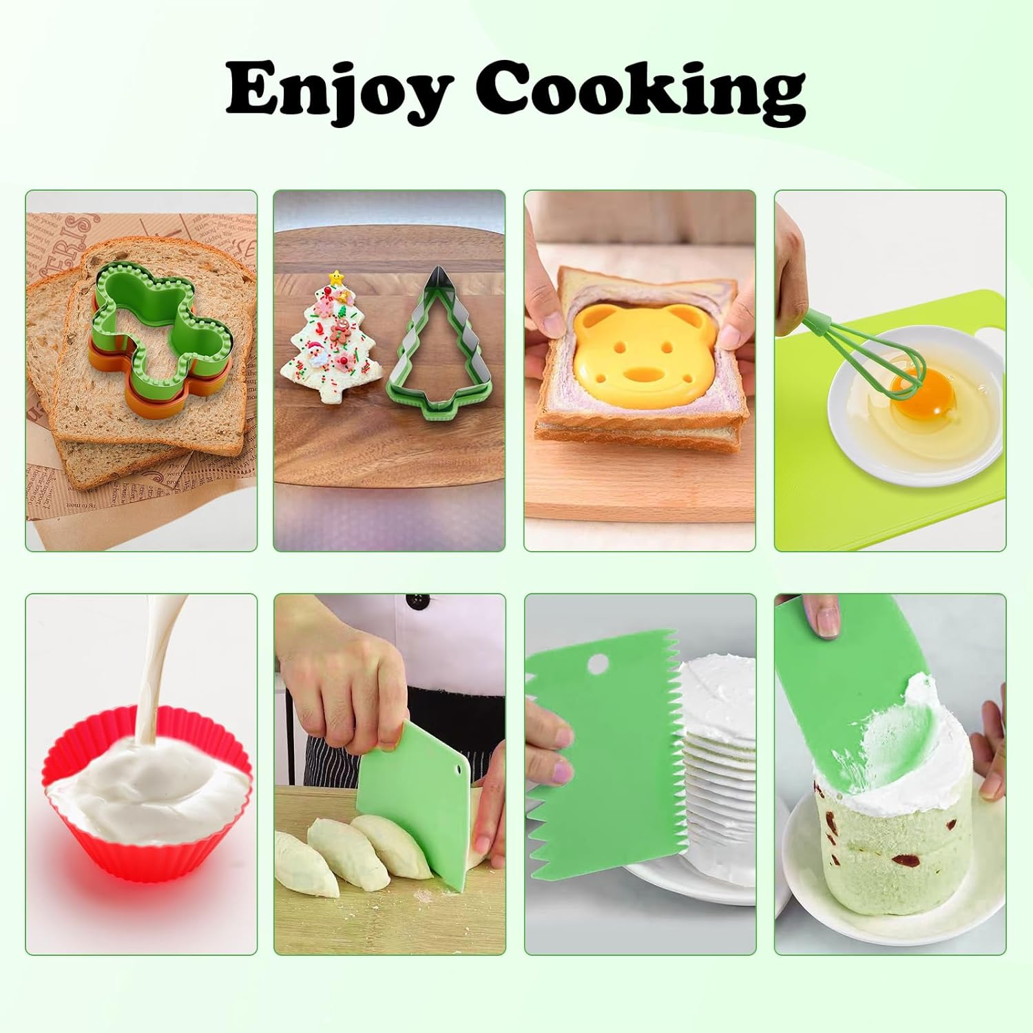 42Pcs Montessori Kitchen Tools for Toddlers, Kids Cooking Sets Real with Birthday Christmas Holidays Gift, Kids Knife Set for Real Cooking for Family Gatherings Picnics Party Parent-Child Activities image number 4