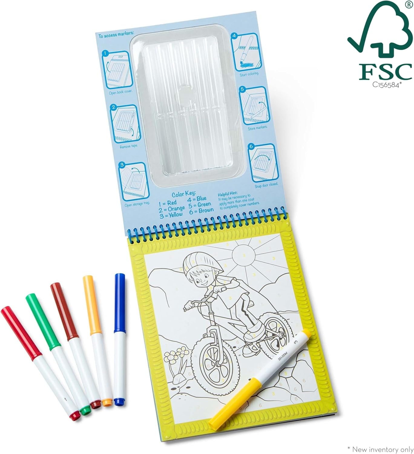 Melissa & Doug Princess and Fairy Wooden Cube Puzzle - 6 Puzzles in 1 (16 Pcs) - Blue, Playtime, Construction, Sports, And More image number 3