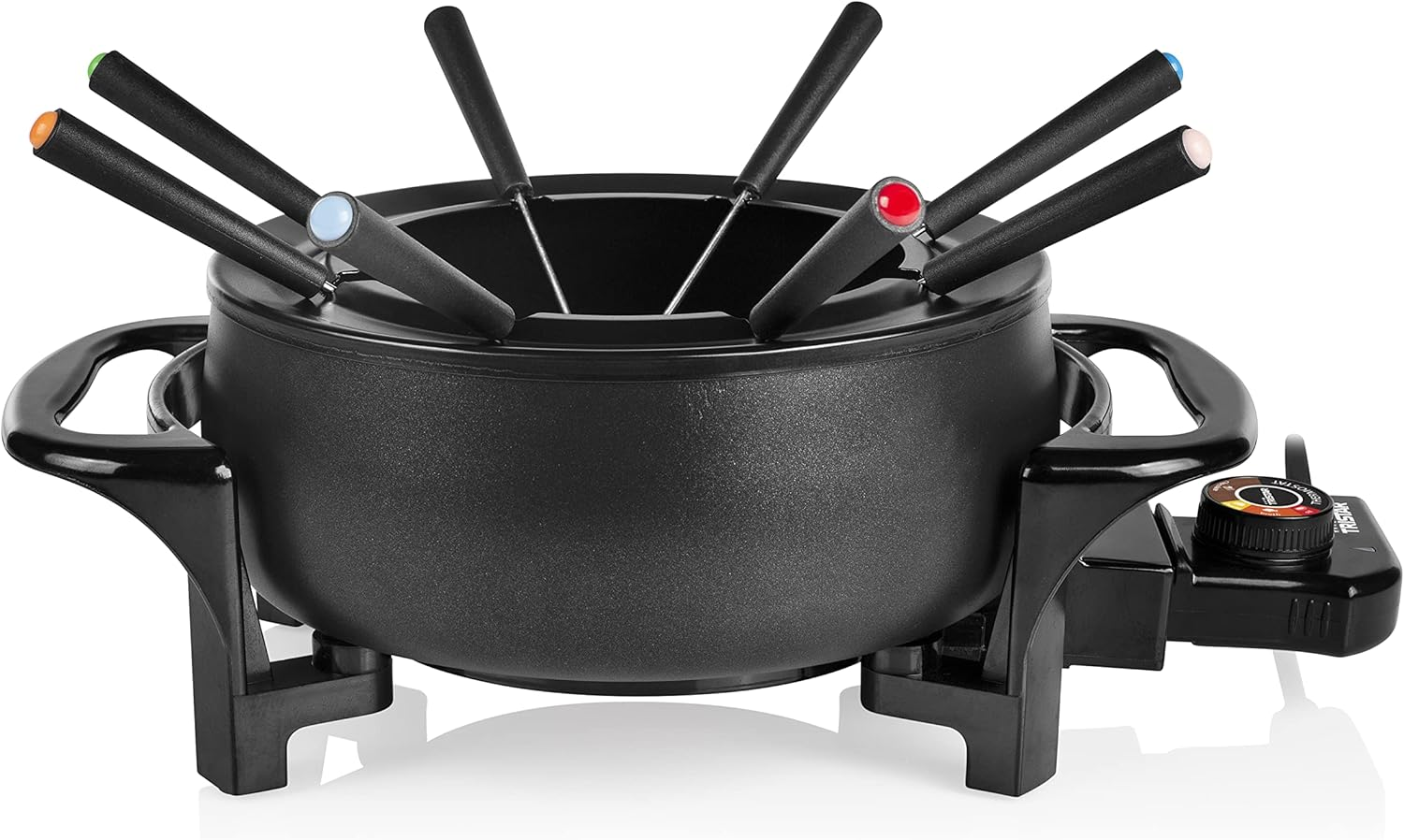 Tristar FO-1107 Electric Fondue Kit for up to 8 People 1.5 Litre Capacity with Stainless Steel Forks 1000 Watt Black image number 5