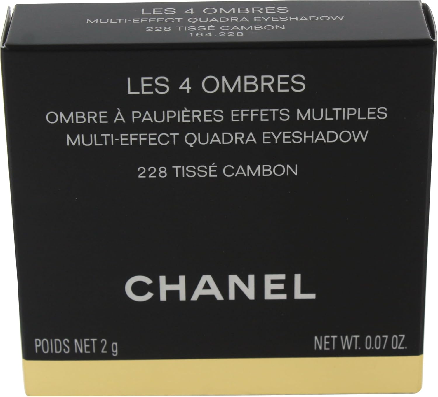 Chanel Les 4 Ombres Quadra Eye Shadow, No.228 Tisse Cambon, 2 G image number 1