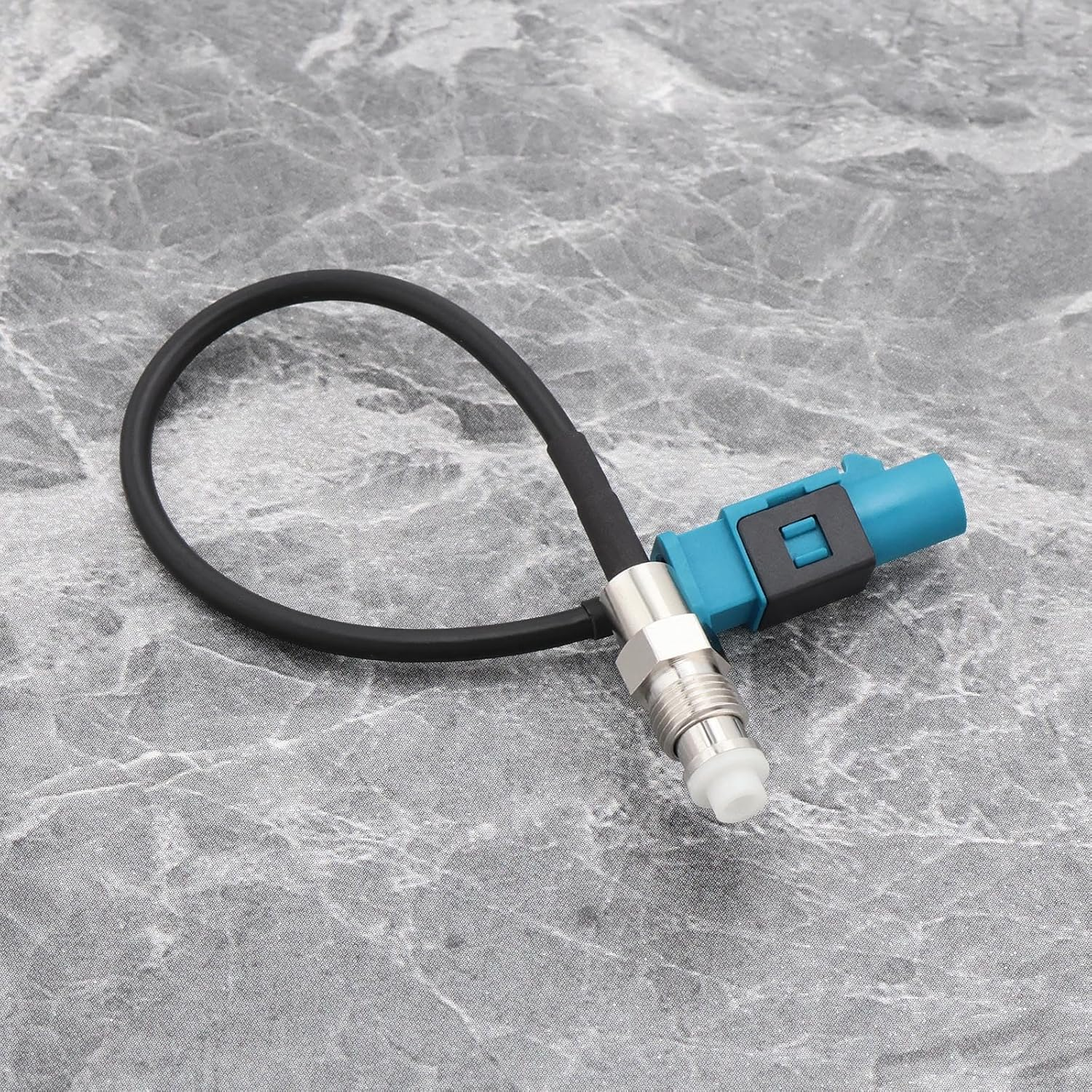 VGOL 2Pcs Antenna Adapter Fakra Plug Male to FME Socket Female Vehicle Aerial Antenna Coaxial Adapter RG178 Cable GPS Antenni Adapter Cable GPS Navigation FM AM Radio image number 4