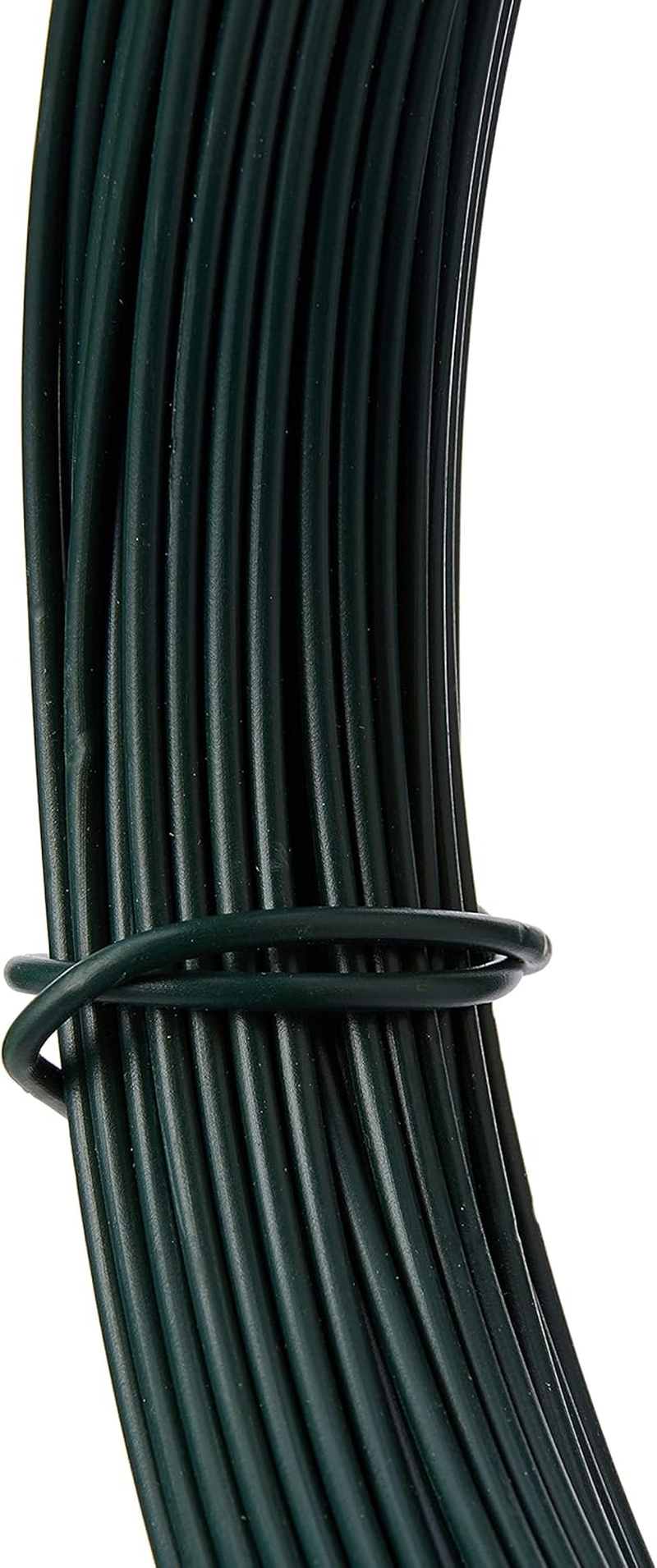Tildenet 3070490 30M/ 2Mm Plastic Coated Garden Wire Coil, Green image number 1