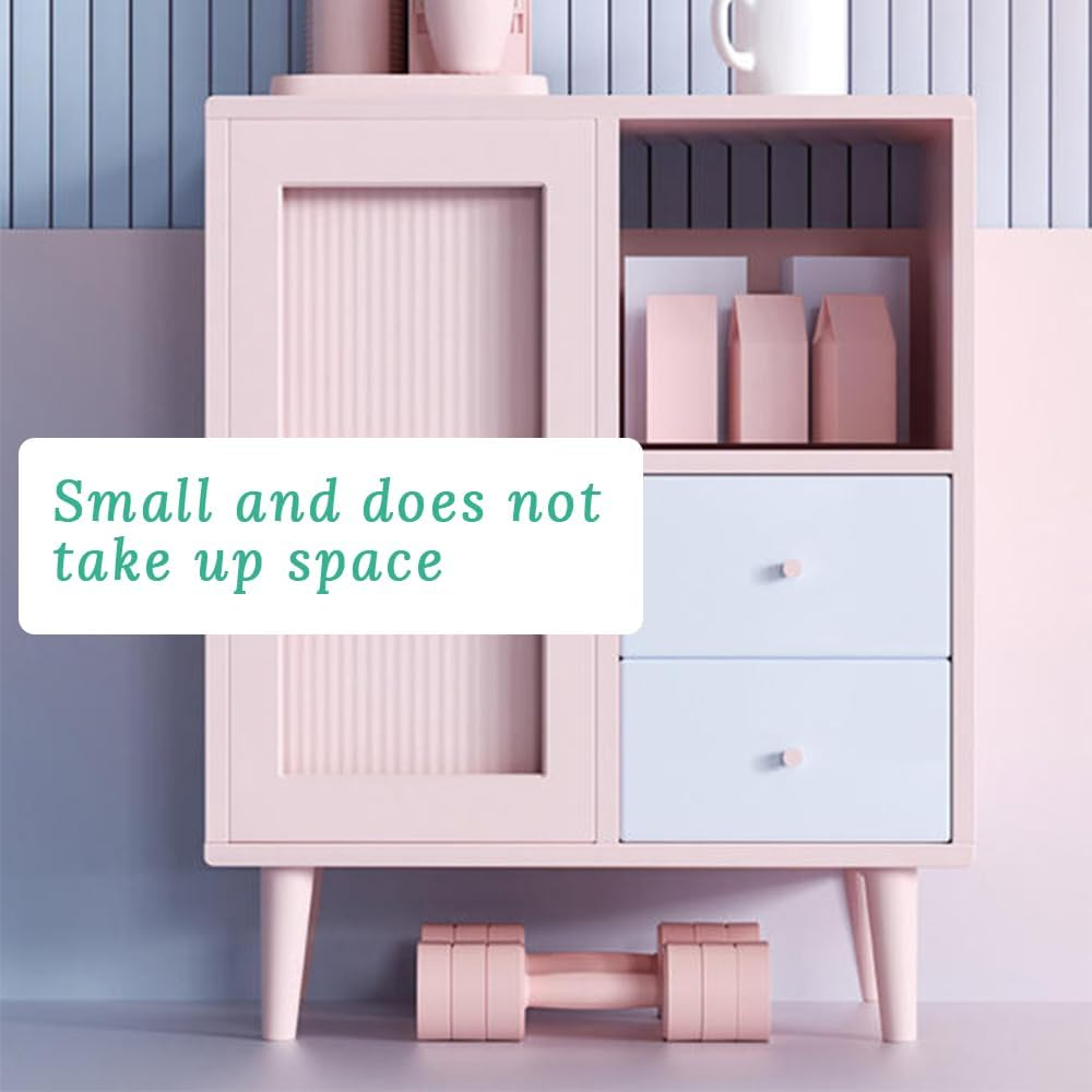 Adjustable Dumbbells Set,4 in 1 Hand Weights Set,Quick-Change Disc,With TPU Soft Rubber Handle,For Women & Men,Home Gym Exercise Workout Strength Training Equipments