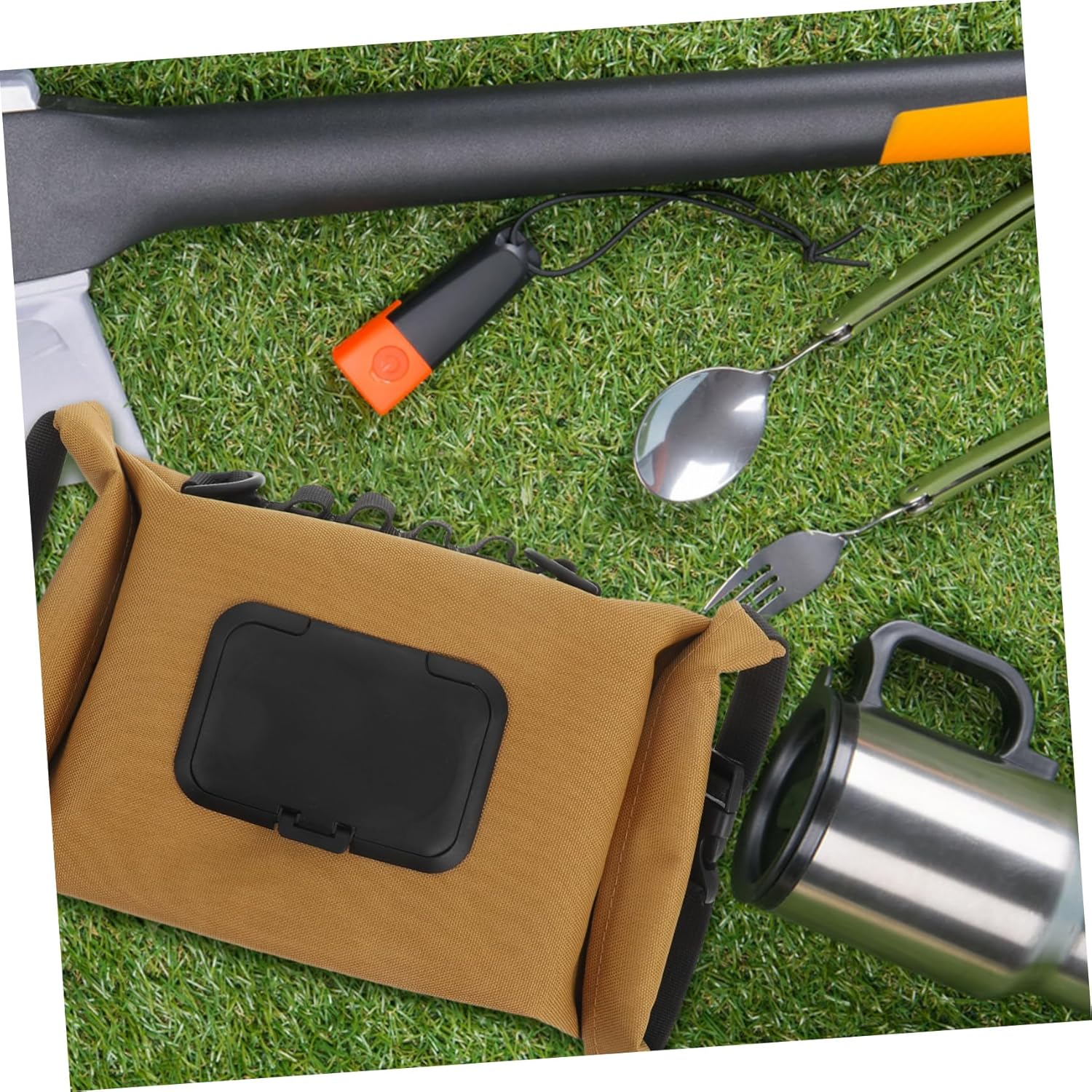 CANIGHT Portable Travel Wipes Container Camping Holder Reusable Wet Bag Tissue Dispenser Box image number 3