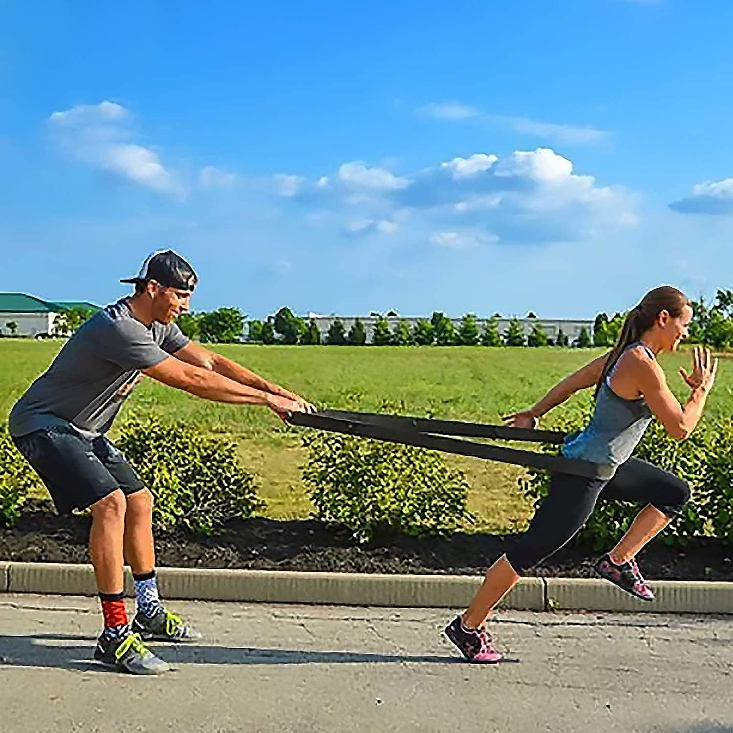 Hacienda Resistance Power Band, 6.4CM Latex Exercise Band, Premium Resistance Loops for Stretching, Physical Therapy, Workout, Yoga, Strength Training, Home Fitness image number 1