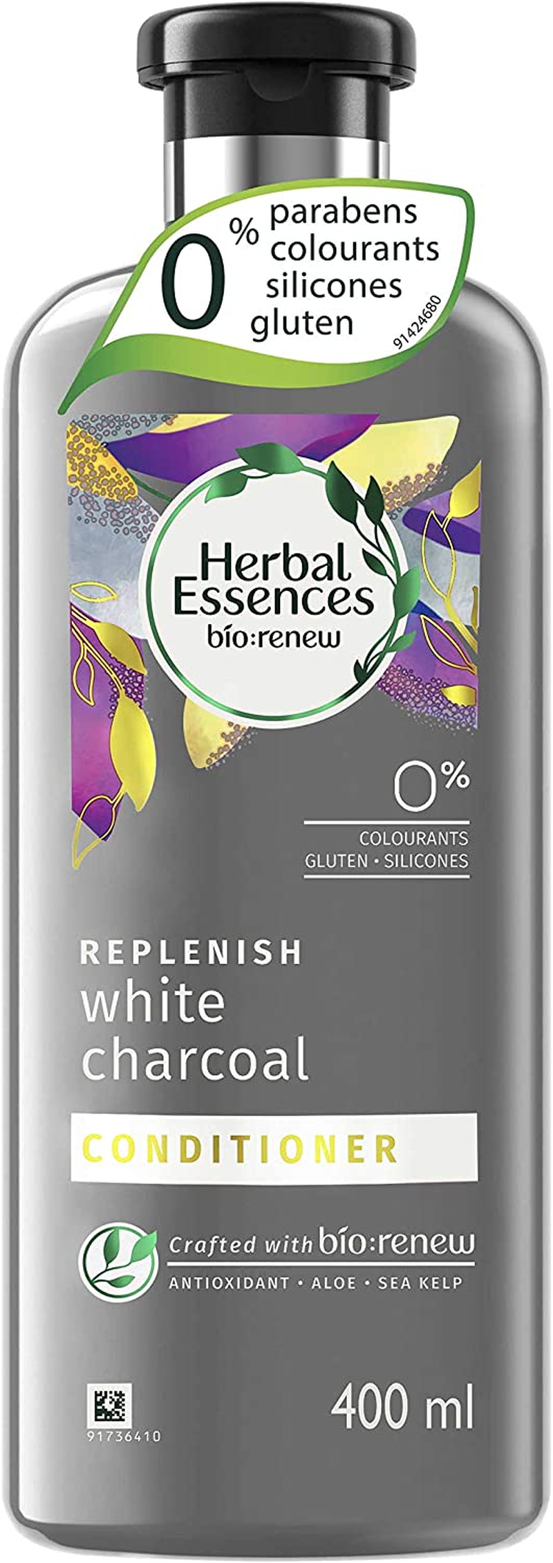Herbal Essences Bio, Renew Whitegrapefruit and Mint Volumising Conditioner for Fine Hair 400Ml