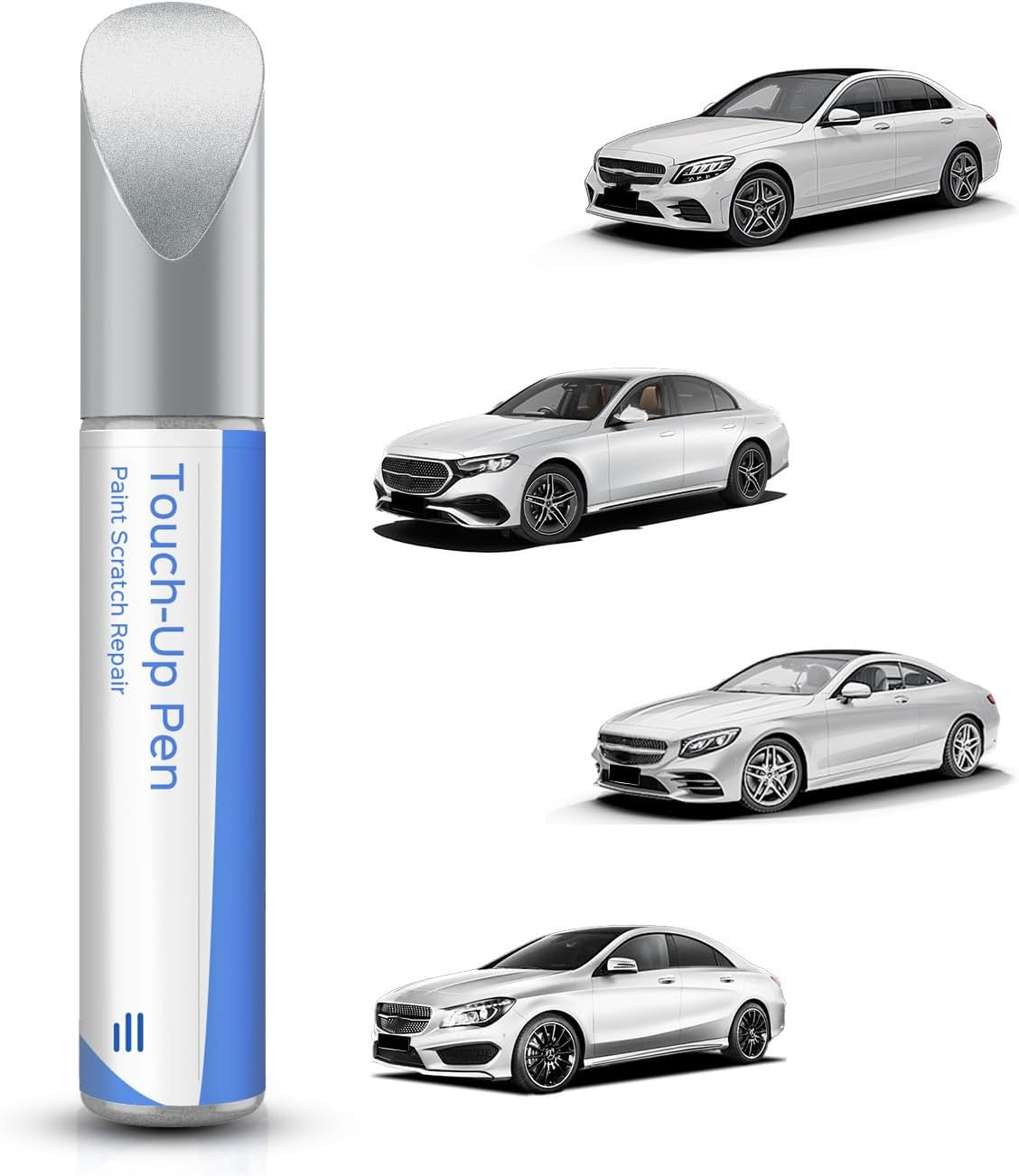 775/9775 Iridium Silver Metallic Touch up Paint Compatible with Mercedes-Benz Exact Match&ndash;Chips and Nicks Touch Up
