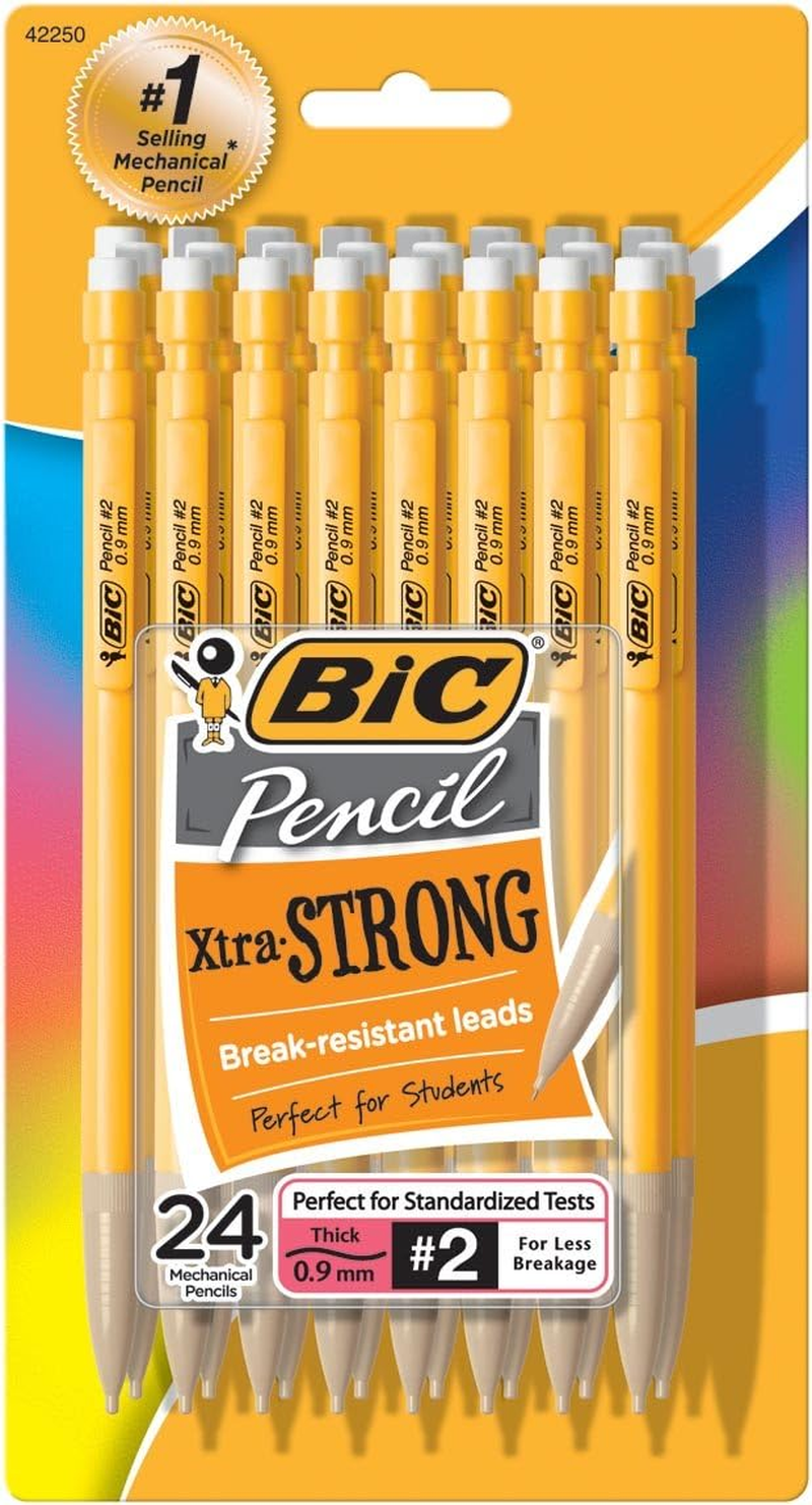 BIC Pencil Xtra Sparkle (Colorful Barrels), Medium Point (0.7 Mm), 10-Count image number 2