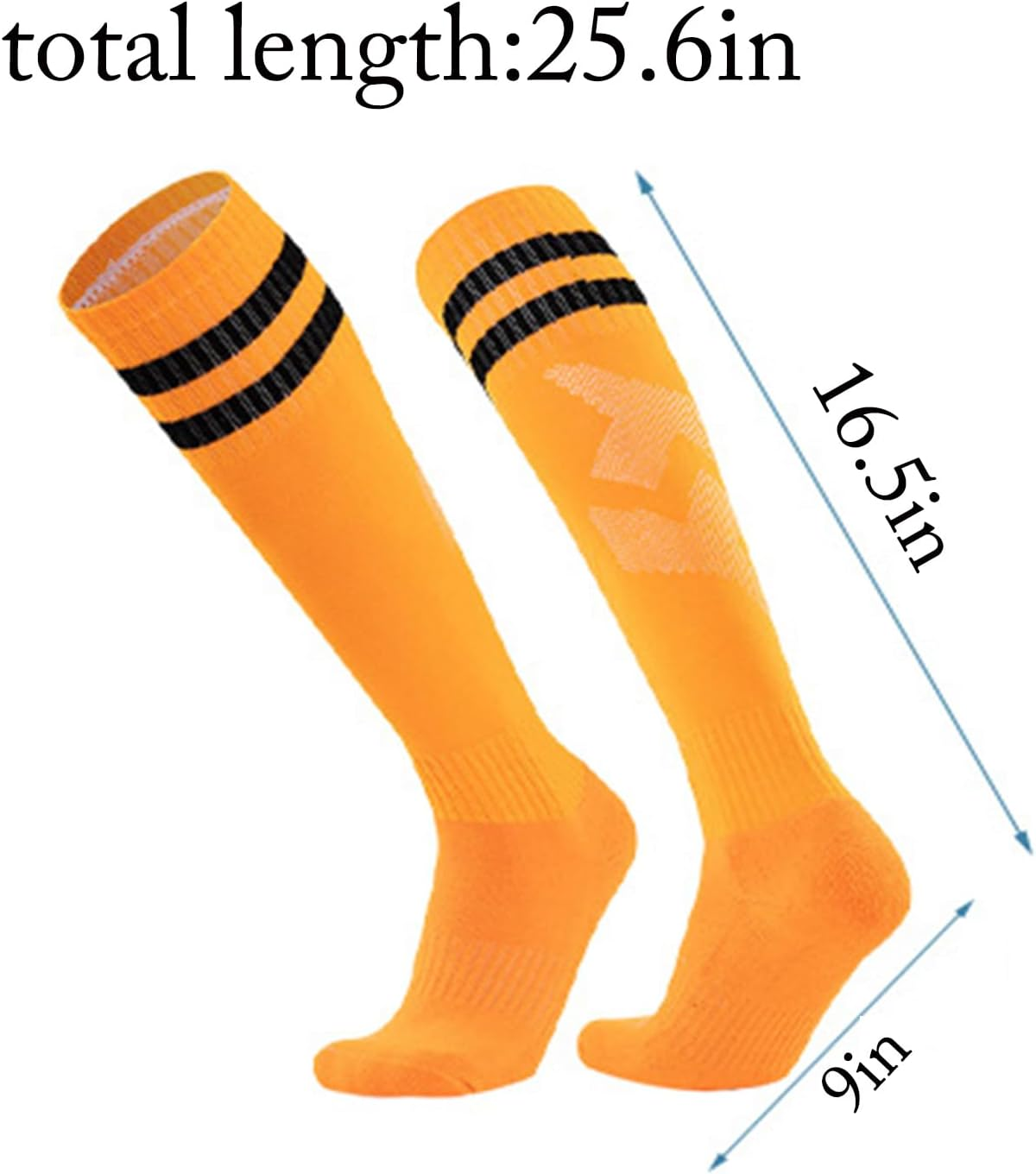 Soccer Shin Guards and Socks for Toddler Youth, Lightweight Soccer Shin Pads Protective Defender Gear for 10-15 Years Old Children Teen Sports image number 4