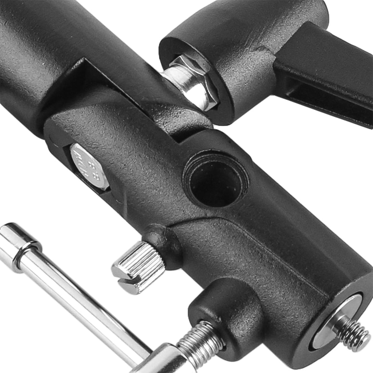 Laroal Flash Head Umbrella Stand H Type Lamp Holder for Light Tripod Flash and Reflective Umbrella Transmitted Light Umbrella Photo Studio 1Pcs image number 2