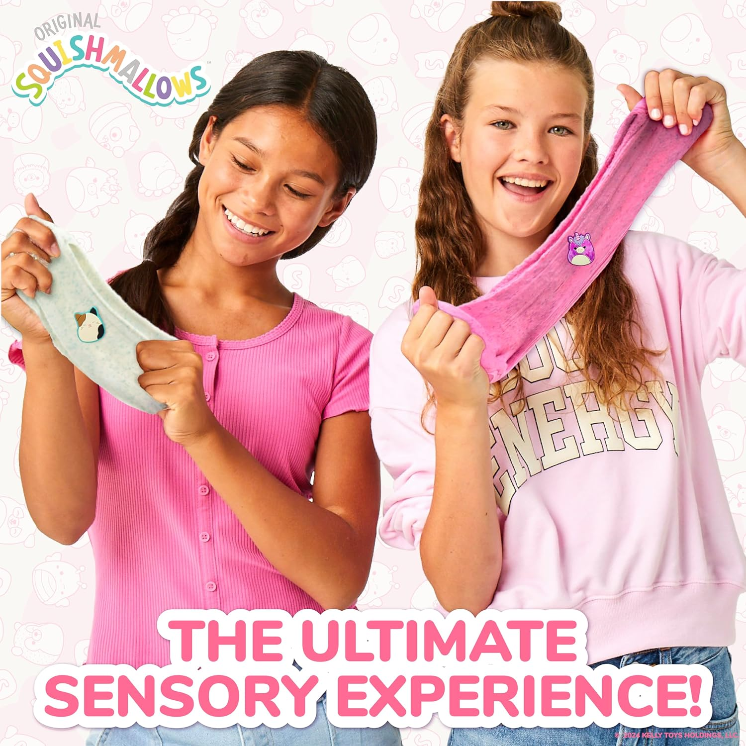 SQUISHMALLOWS Original Lola the Unicorn Premium Cloud Slime, Cotton Candy Scented, 8 Oz. Fluffy Slime, 2 Fun Slime Add Ins, Pre-Made Slime for Kids, Great 6 Year Old Toys, Super Soft Slime Toy image number 5