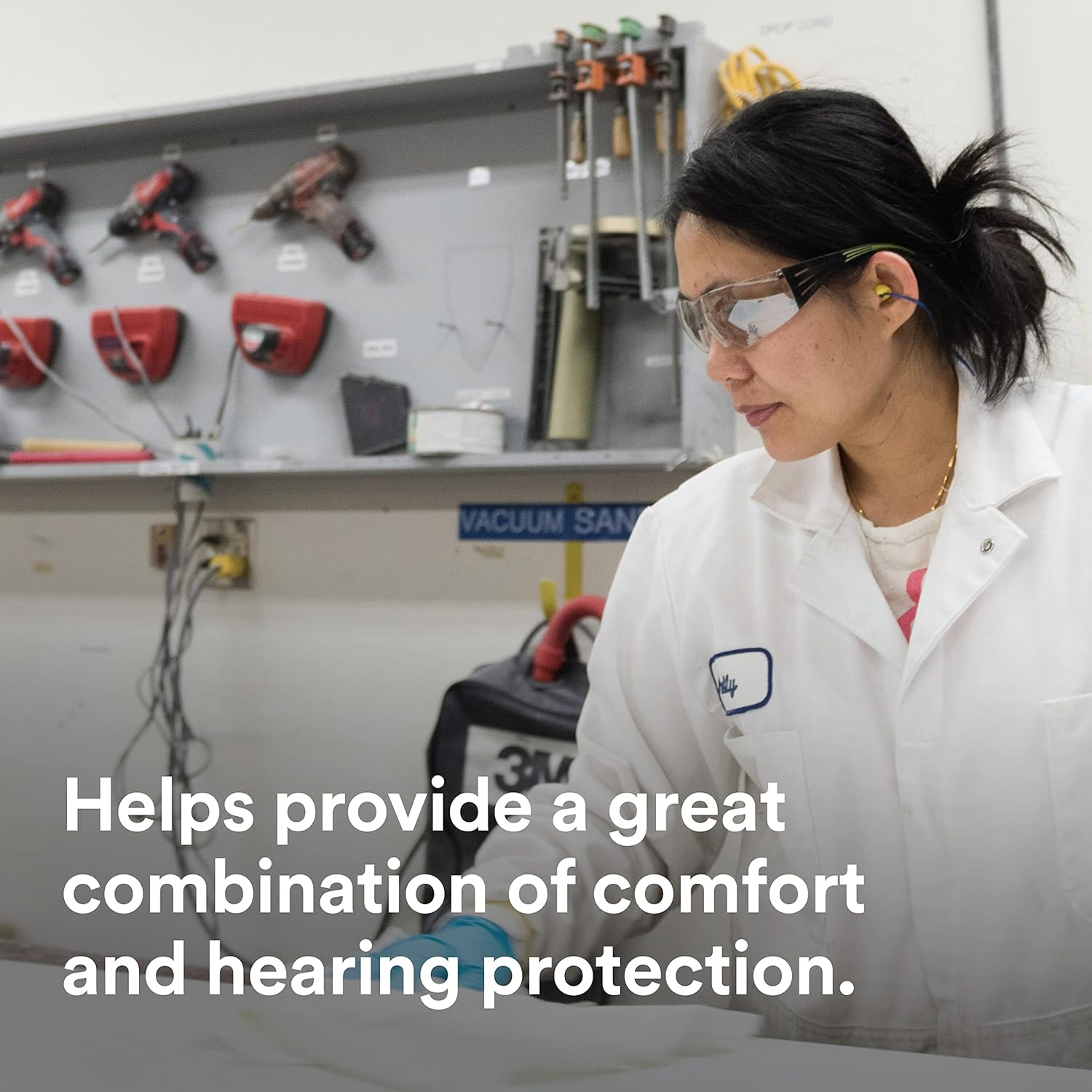 3M E-A-R Classic Uncorded Earplugs, Hearing Conservation 312-1201 in Poly Bag, 200 Pairs image number 2