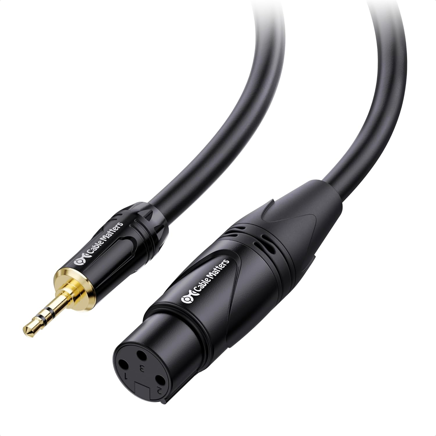 Cable Matters Unbalanced 3.5Mm to XLR Cable - 1.8M, Male to Female XLR to 3.5Mm Jack Audio Cable image number 2