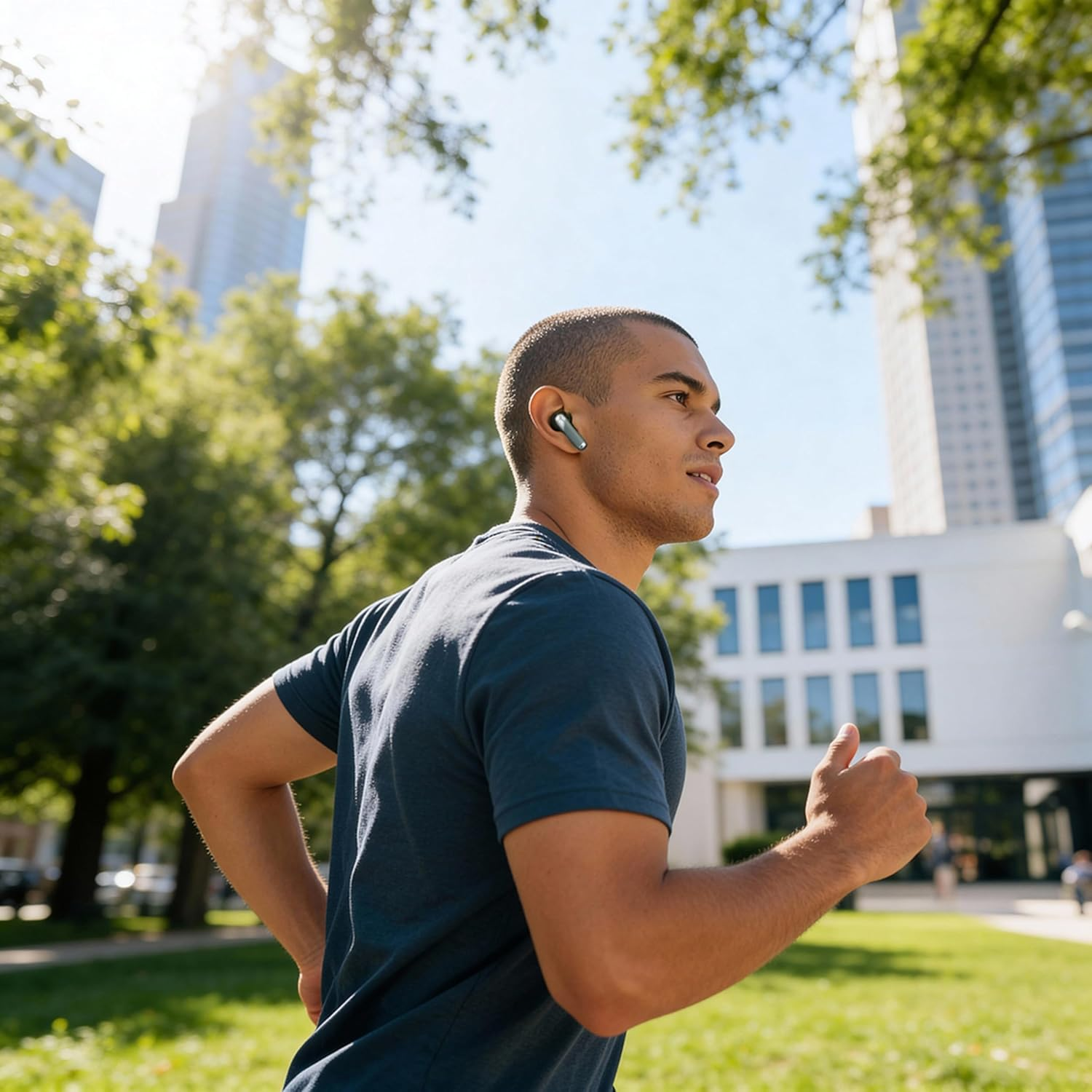 Intempo Noise Cancelling Headphones - Wireless Bluetooth Earbuds, 22 Hours Playback Time, Noise Cancelling, Touch Control, Additional Earplugs, Type-C Charging Cable image number 6