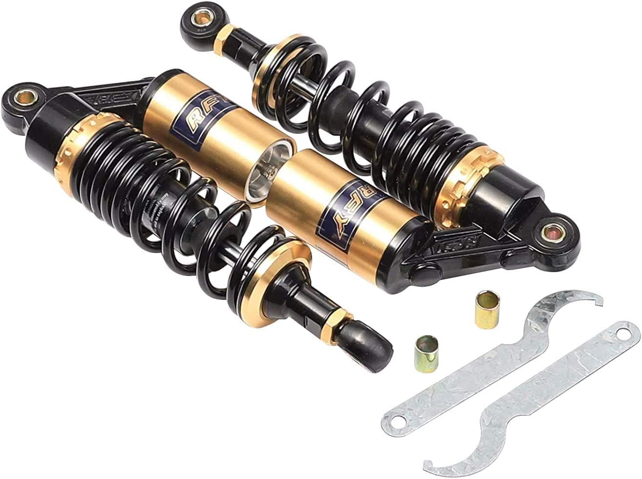 YC Yier 320Mm 12.6" Rear Shock Absorber for ATV Quad Dirt Bike Pit Bike and Go Kart Buggycoolster Taotao and Mini Bikes Off-Road Motorcycles Snowmobiles Scooter Sport Street Bikes image number 2