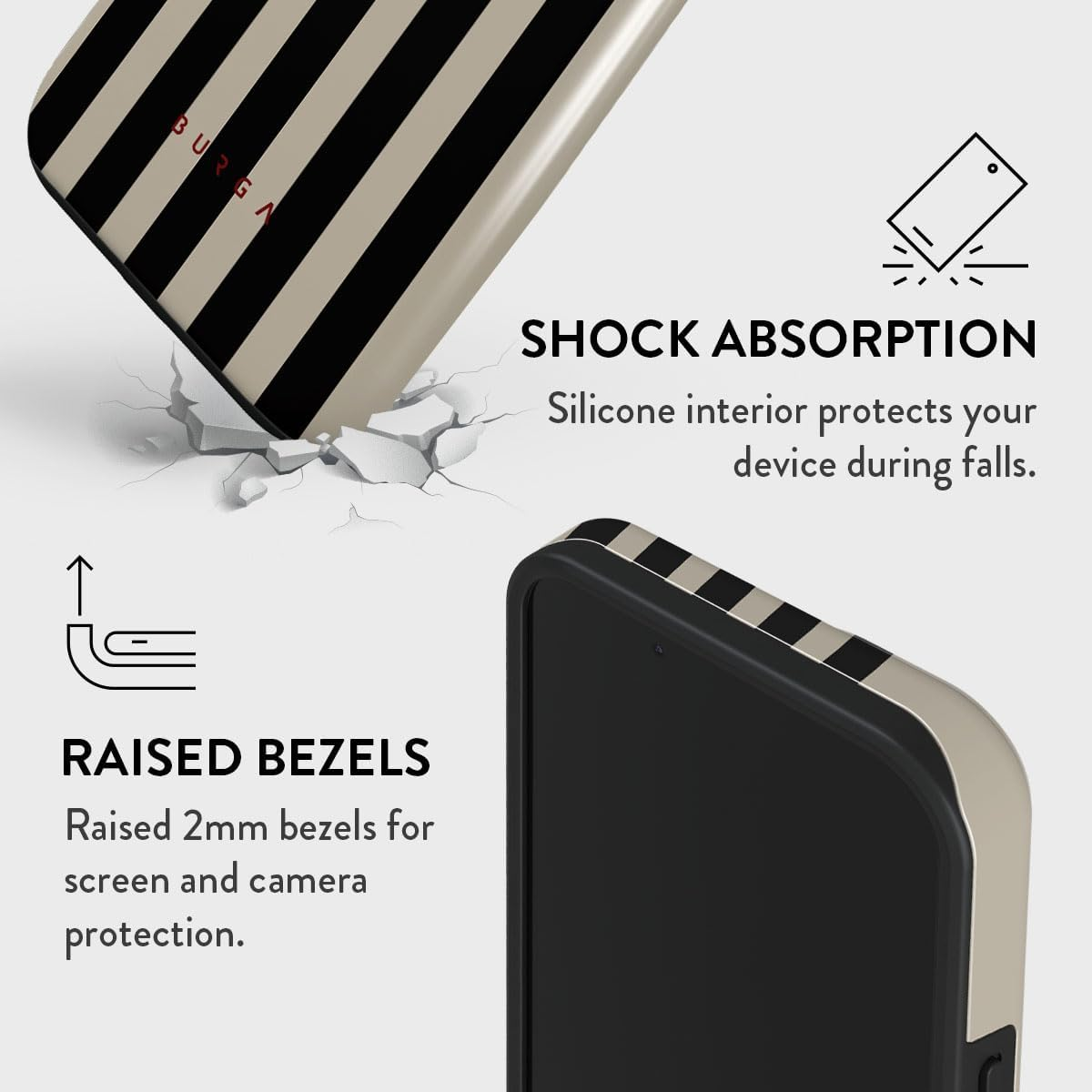 BURGA Mobile Phone Case for Iphone 14 - Pretty Trendy Aesthetic Case for Iphone 14 - Hard Case - Phone Case for Men and Women - Salem image number 3