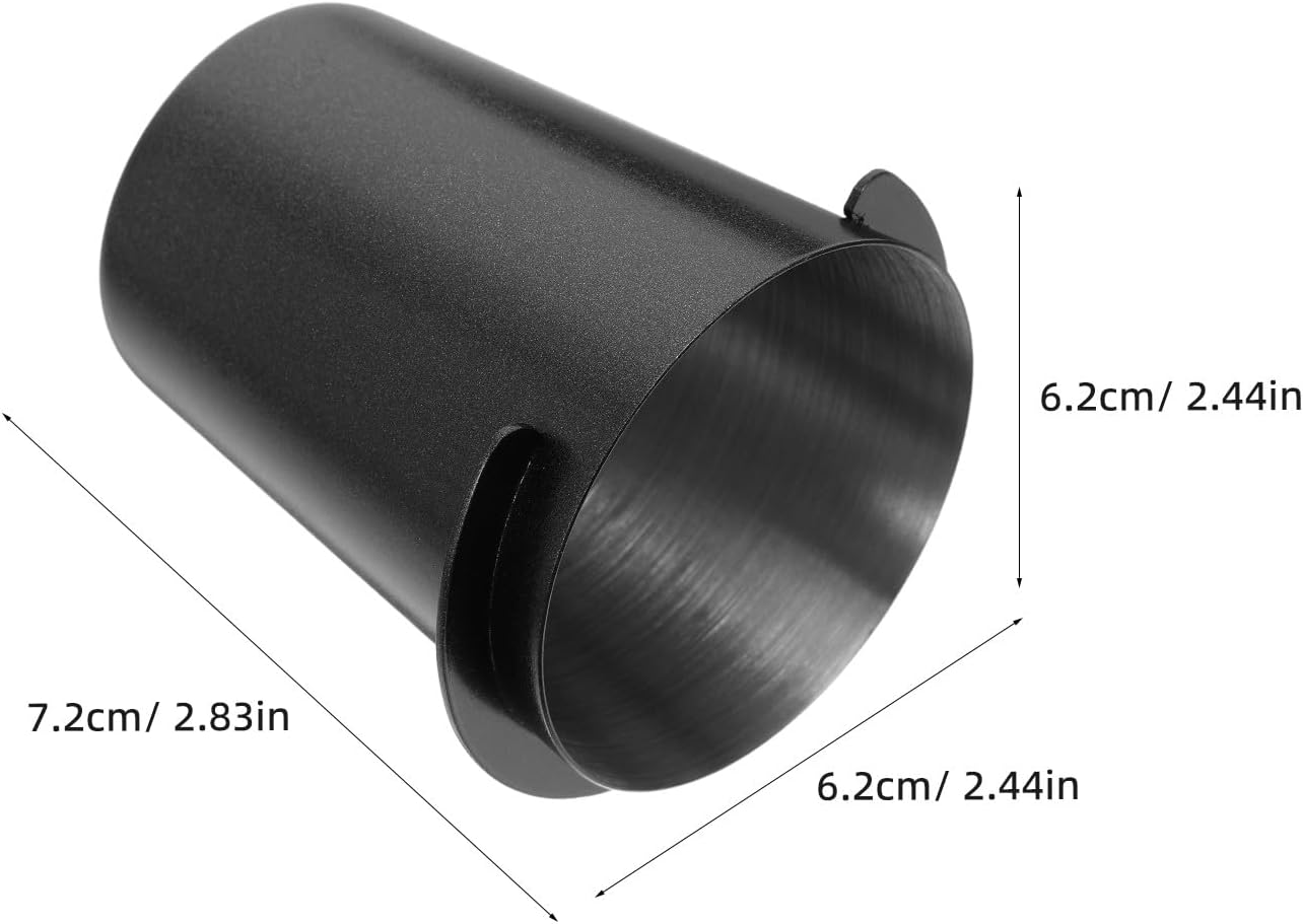 COOLHIYA 2Pcs Coffee Dosing Cup 58Mm- Stainless Steel Espresso Machine Dosing Cup - Mug Coffee Powder Feeder Part for Milk Tea Home Shops 58Mm image number 1