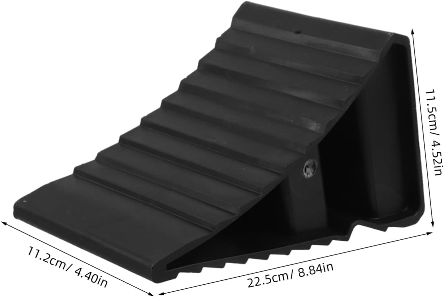 HONMEET Portable Plastic Truck Wheel Chocks Slip Tire Stoppers with Stable Lightweight Trailer Chocks for Camper and Car Parking Slopes image number 3