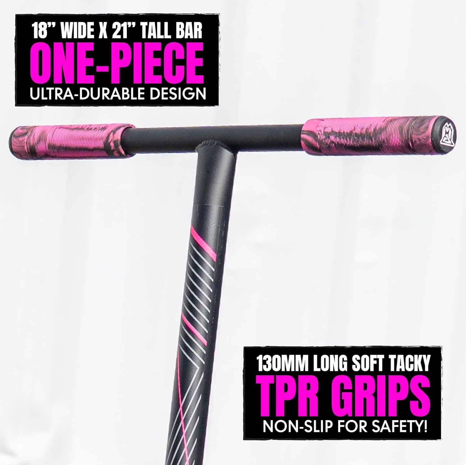 Pro Stunt Scooter for Kids Ages 5-12 Lightweight Durable Trick Scooter for Skatepark and Street &ndash; Easy Assembly &ndash; Madd Gear MG2 - Black / Black image number 3