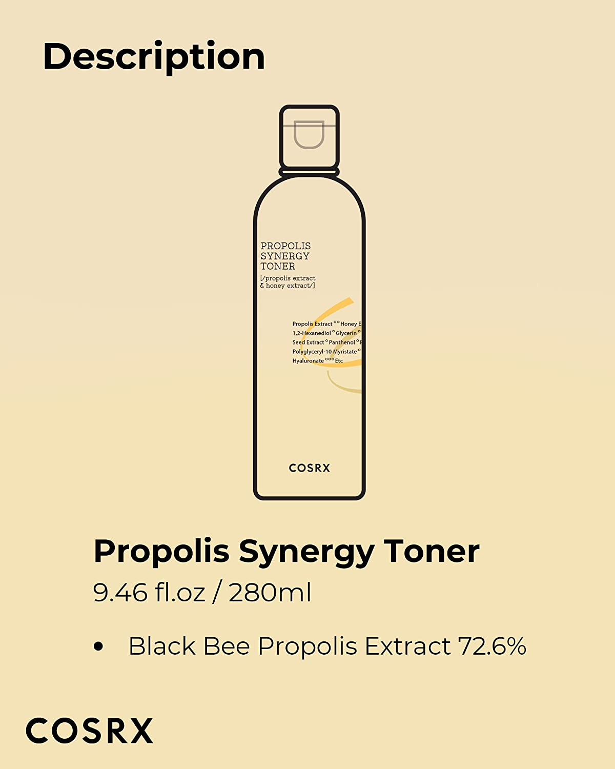 COSRX Full Fit Propolis Synergy Toner 280Ml image number 3