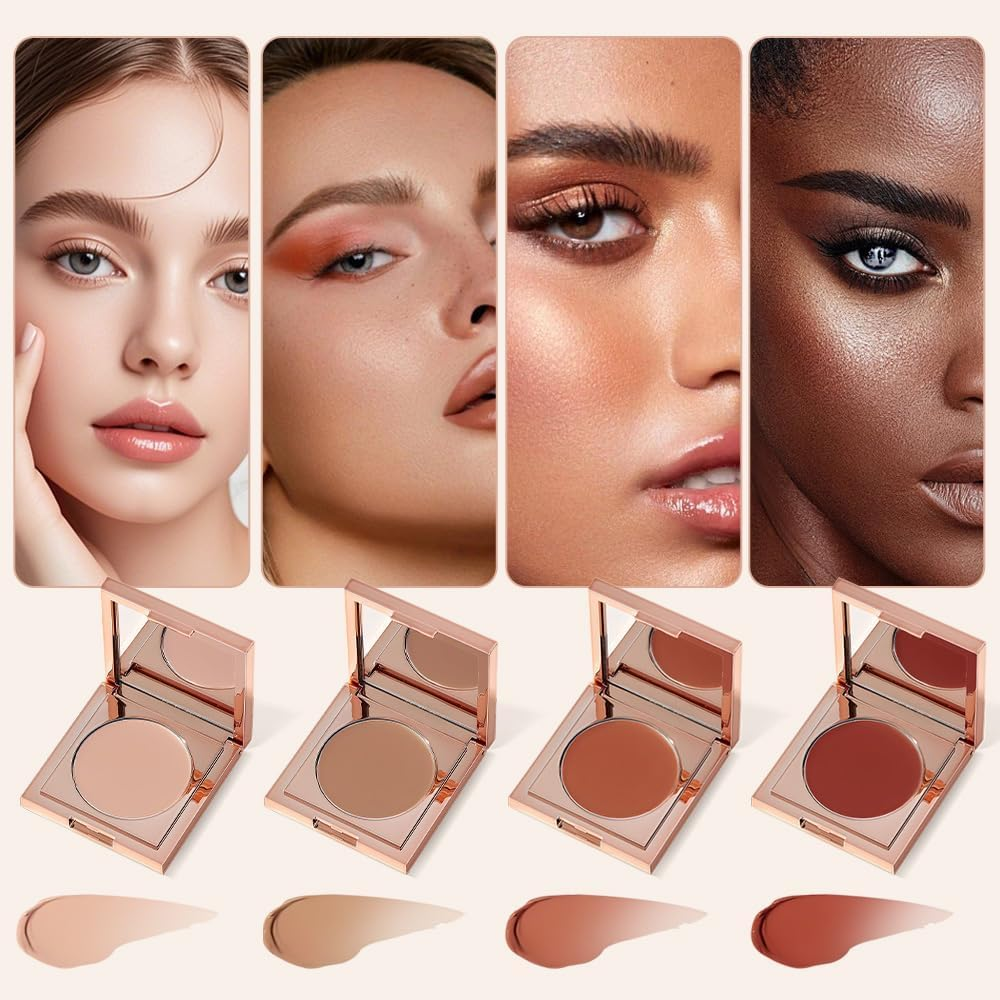 Concealer,Colored Clay Undereye Corrector, Full Coverage, Radiant,Moisturizing Colour Corrector (Natural Color, One Size) - Light Skin Tone image number 4