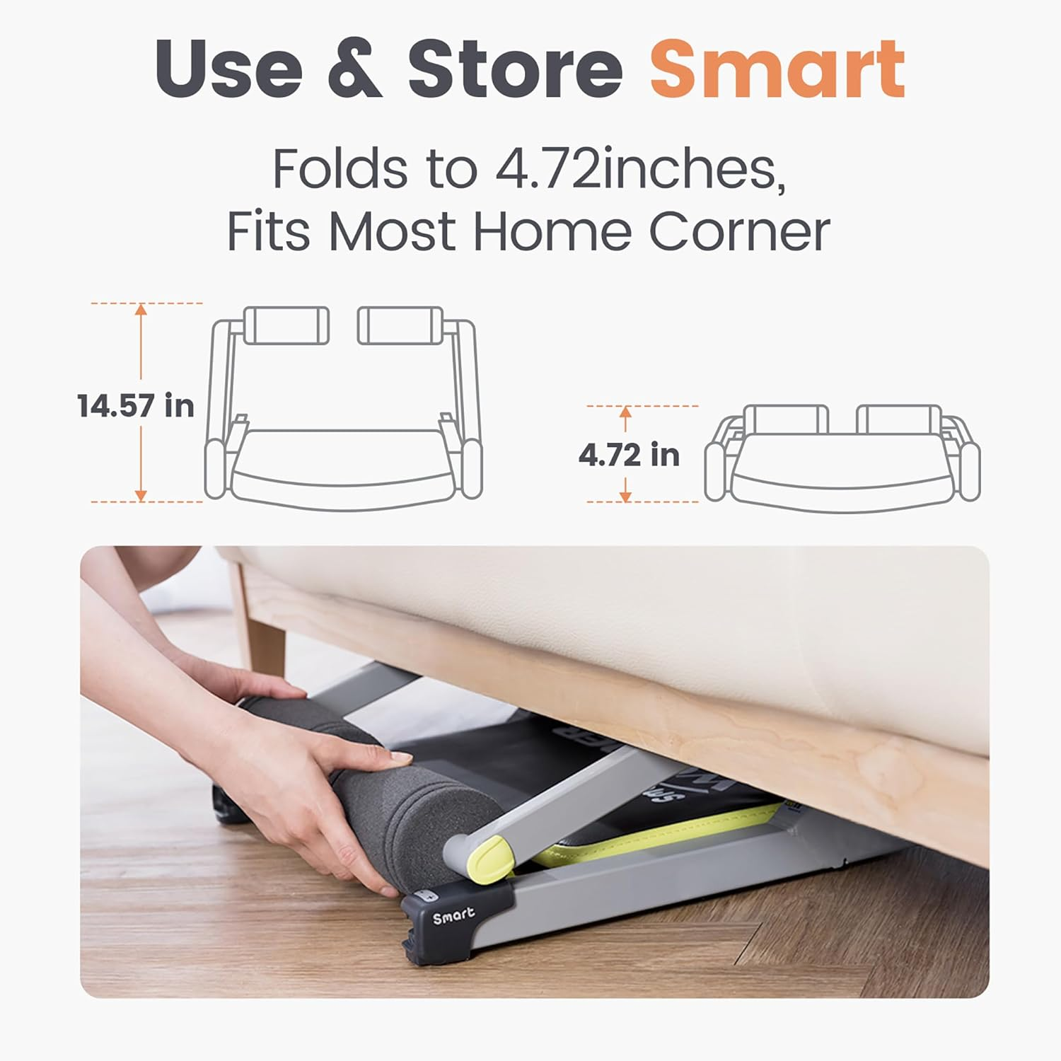 WONDER CORE Smart Ab Machine, Sit up Exercise Equipment, Crunches Ab Equipment, Ab Workout Equipment, Abdominal Muscle Exerciser, Total Body Workout Machine for Home - Green image number 4