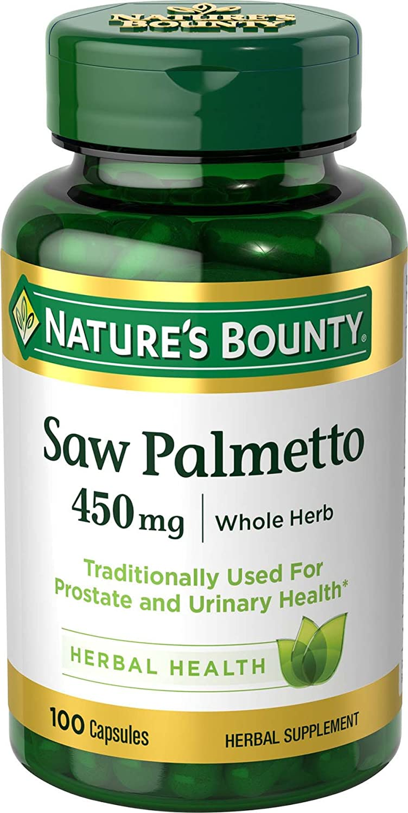 Nature'S Bounty Natural Saw Palmetto 450 Mg, 250 Capsules image number 6