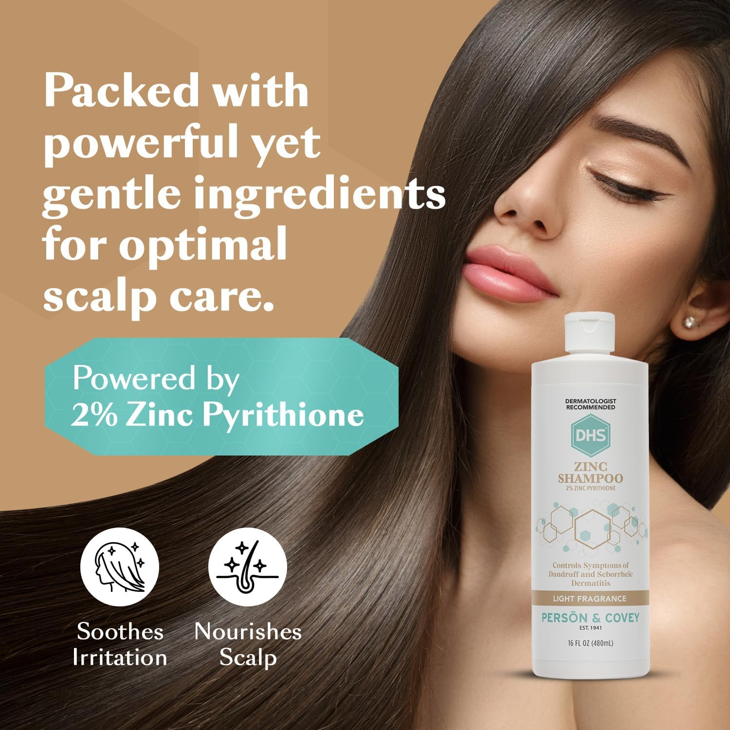 DHS Zinc Shampoo Pyrithione Zinc 2%, 470Ml - 2Pc image number 4