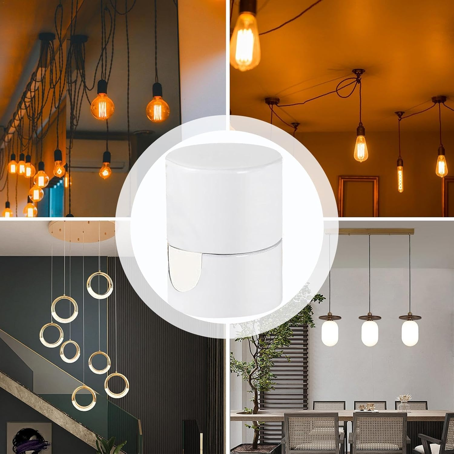 Swag Ceiling Hooks | Pendant Light Hook for Ceiling Lamp | Cord Organizers, Ceiling Light Hook for Chandelier Ceiling Lights Cable, Wall Hook, Chandelier Fixture Hardware