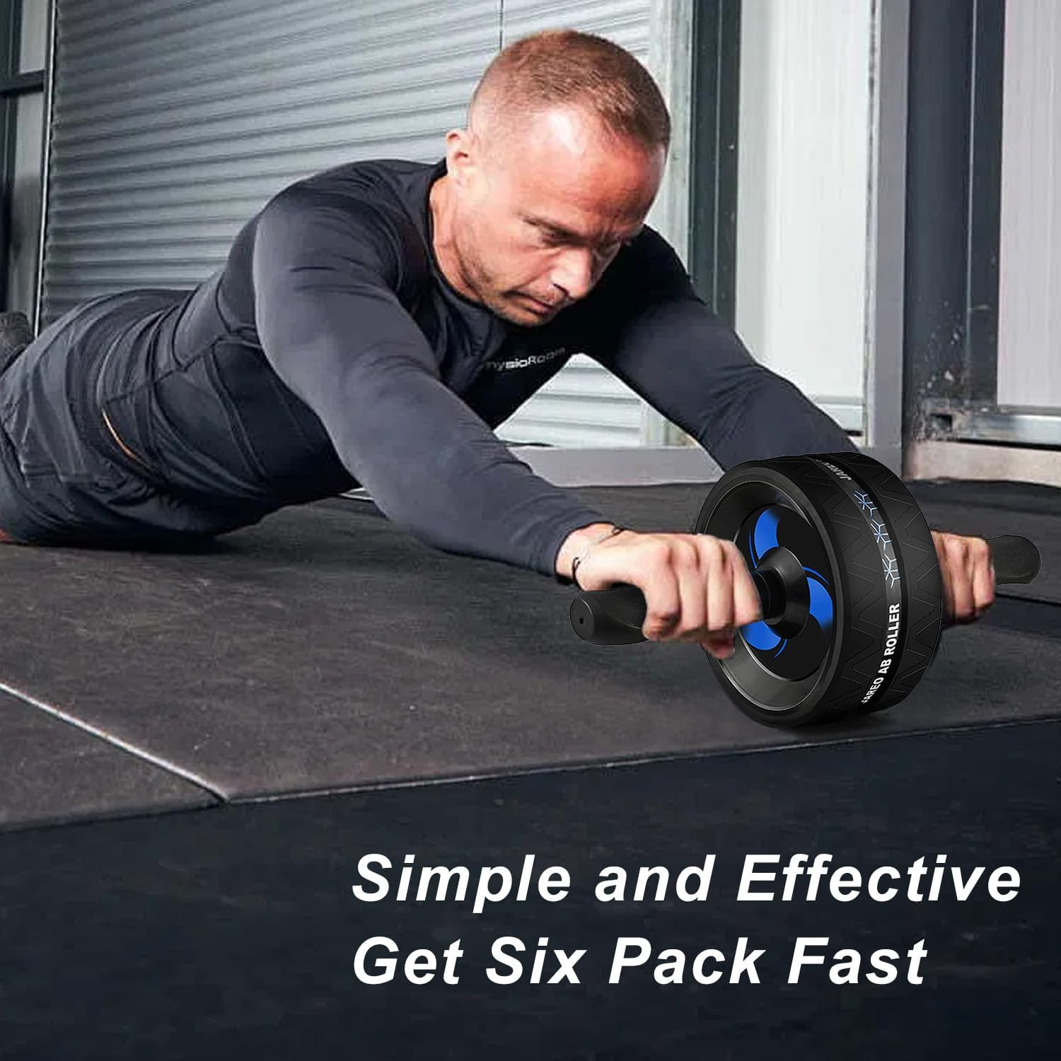 Psiven Ab Roller Wheel, Abs Workout Equipment for Abdominal Core Strength Training, Home Gym Fitness Equipment for Core Workout with Knee Pad, Exercise Wheel for Men and Women image number 5