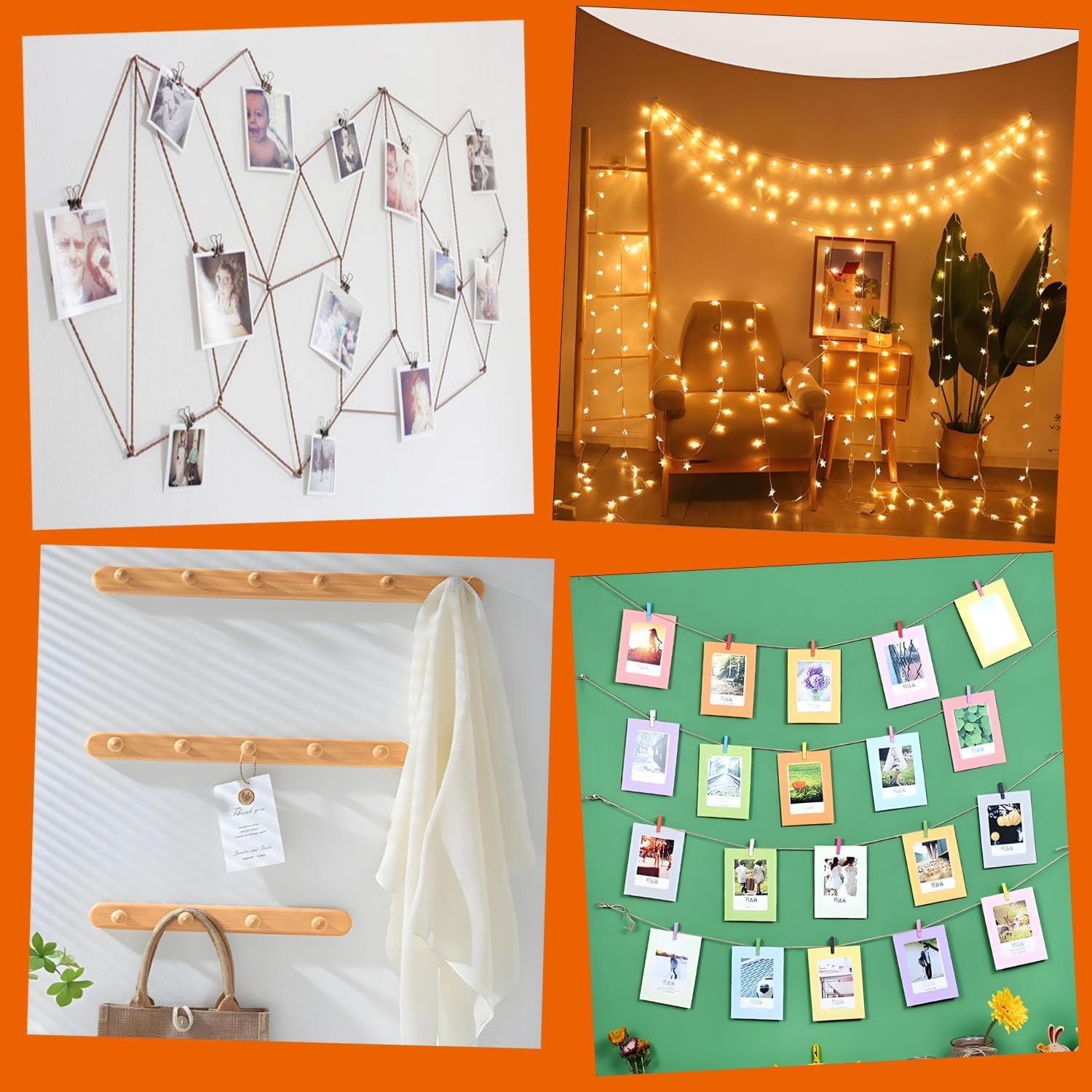 Shengsenfu Wooden Shaker Peg Wood Screw-On Shaker Pegs Unfinished Wood Shaker Racks for Hanging Clothes Hats Towel DIY, Wood Hooks for Wall, Wood Wall Hooks, Wooden Coat Hooks Wall Mounted, Hat Hooks image number 3