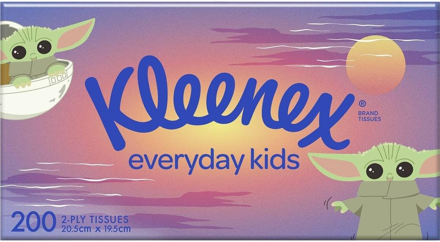 Kleenex Everyday Kids Facial Tissues 200 Pack image number 3