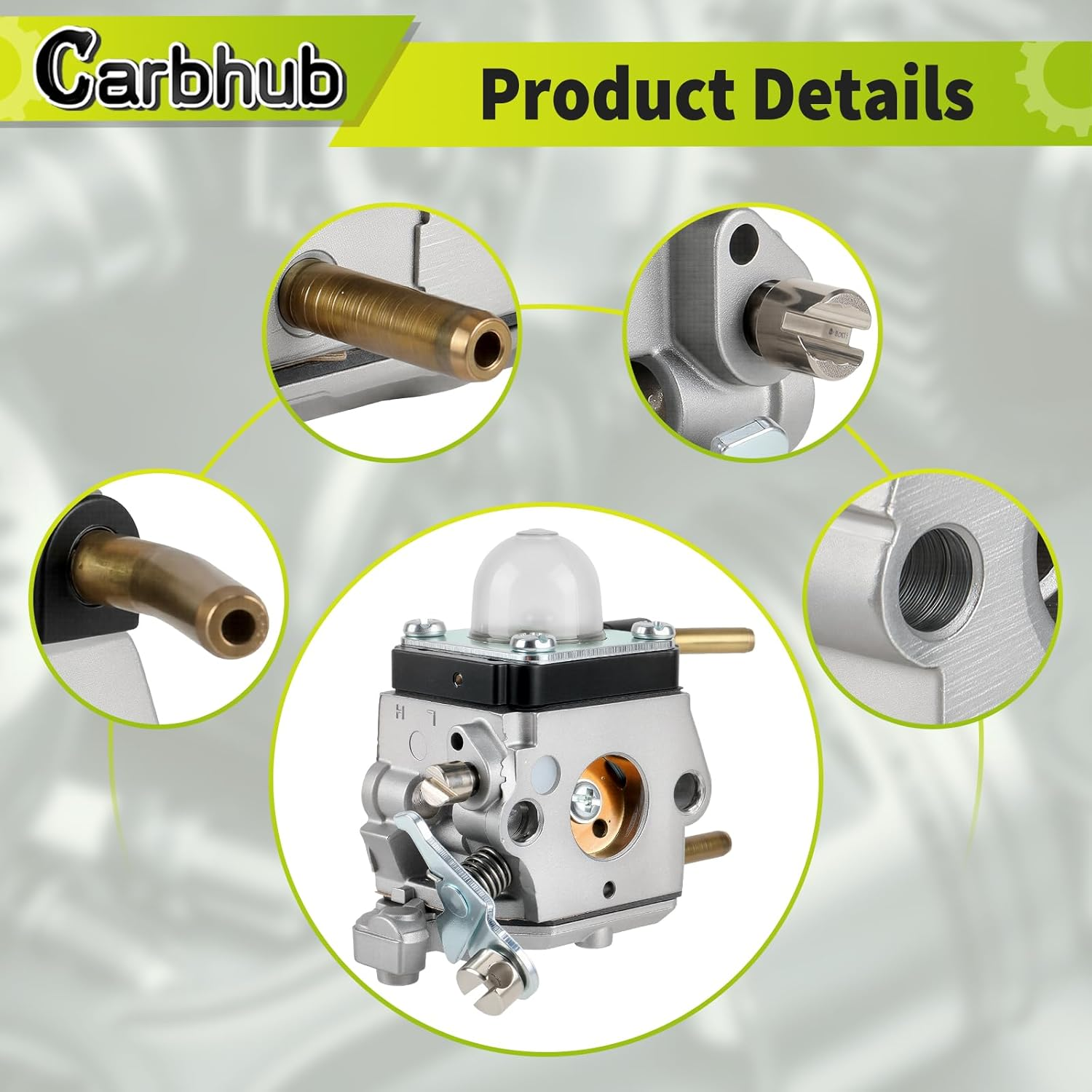 Carbhub 4229 120 0604 Carburetor Fit for Stihl BG45 BG46 BG55 BG65 BG85 SH55 SH85 Leaf Blower Replace for 42291200604 image number 3