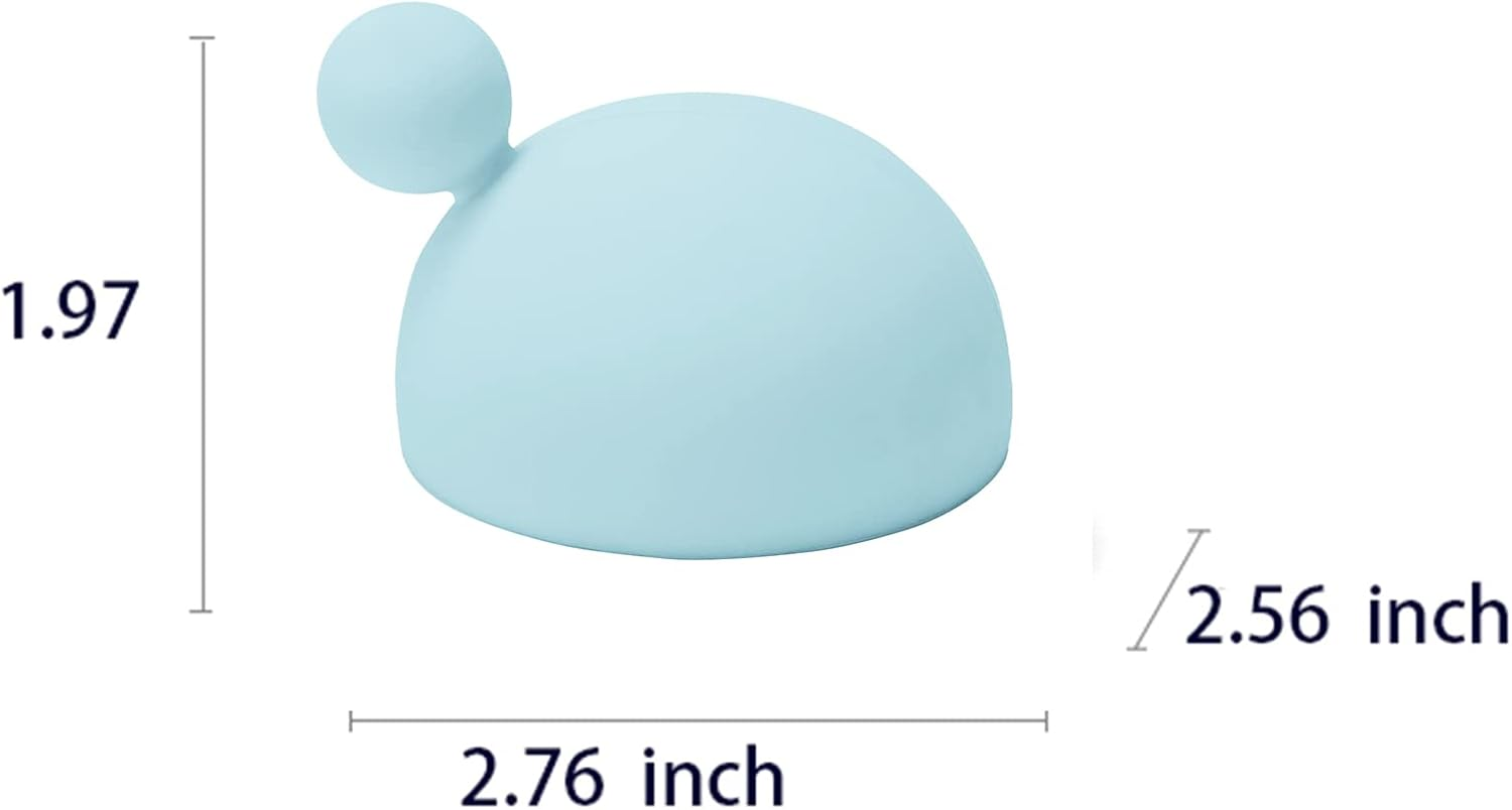 Makeup Brush Cleaner Mat，Silicone Make up Cleaning Brush Scrubber Bowl Portable Washing Tool Cosmetic Brush Cleaners for Gir，Easy Clean image number 4