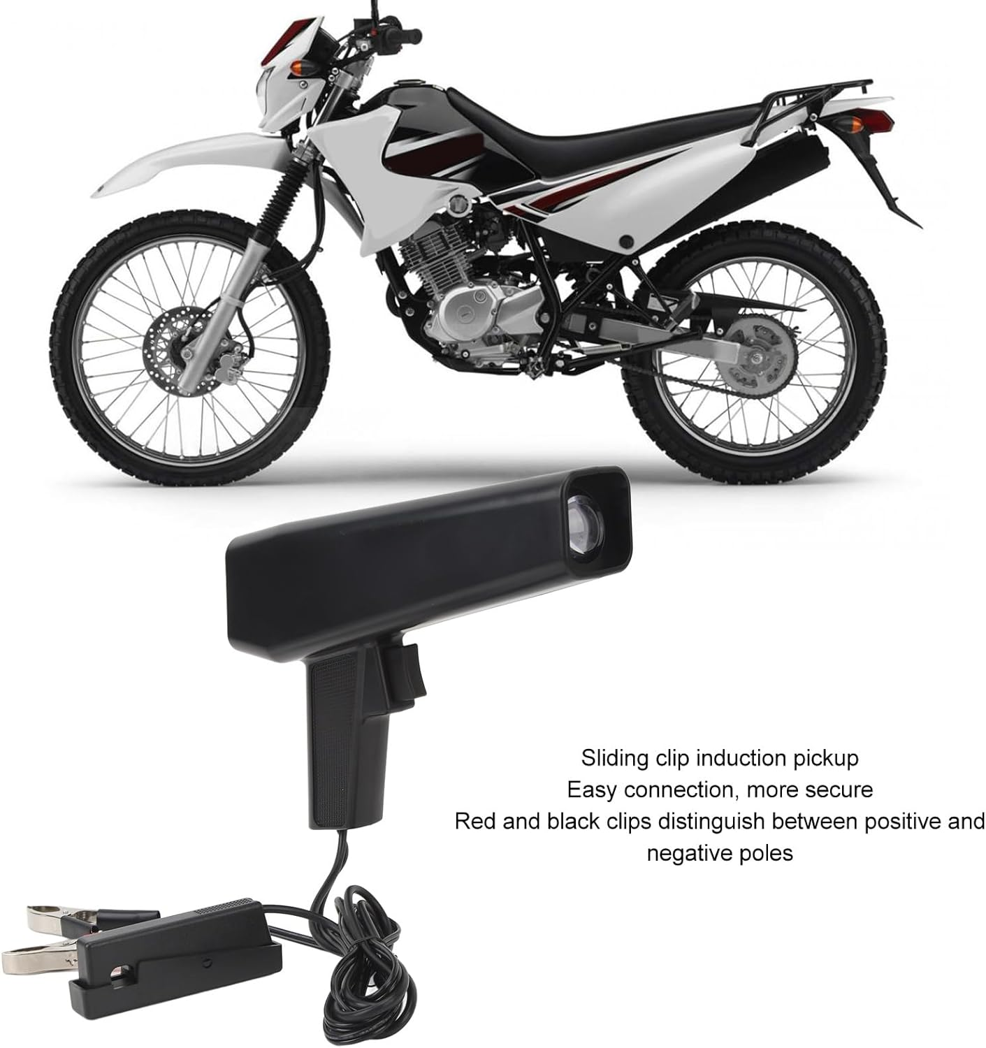 Digital Timing Light, 12V Automotive Ignition Timing Light with LED Display, Portable Inductive Strobe Timing Light Gun, Automotive Tool for Car, Motorcycle, Marine