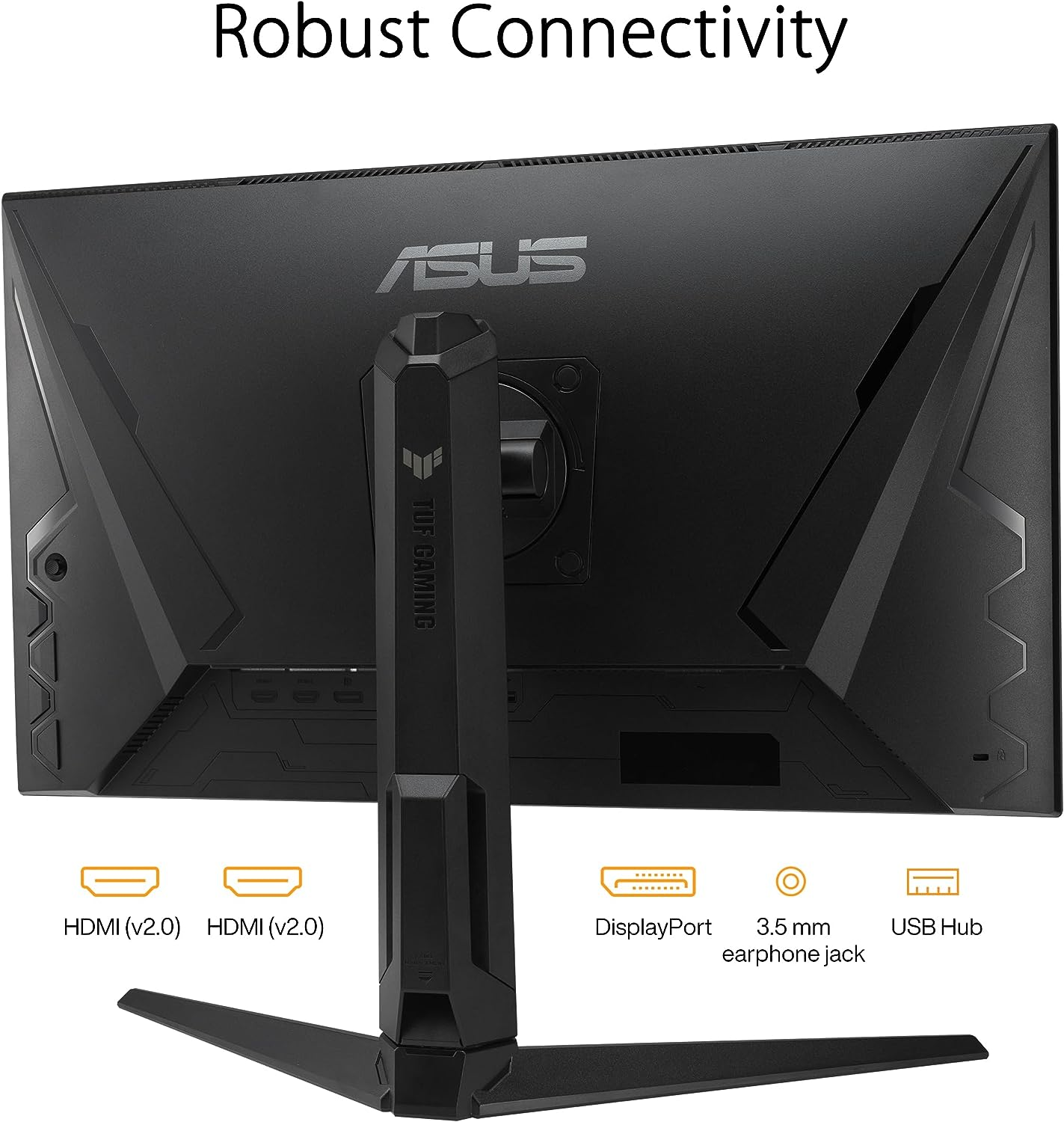 ASUS TUF Gaming VG27AQL3A Gaming Monitor &ndash; 27-Inch, Qhd(2560X1440), 180Hz, Fast IPS, ELMB Sync, 1Ms (GTG), Freesync Premium&trade;, G-Sync Compatible, VESA Adaptivesync Display 180Hz, 130% Srgb, HDR&trade; 400 image number 2