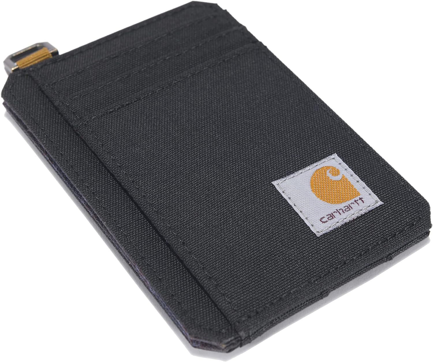Carhartt Men'S Adult Black CORDURA Nylon Duck Slim Front Pocket Wallet, Water Resistant image number 2