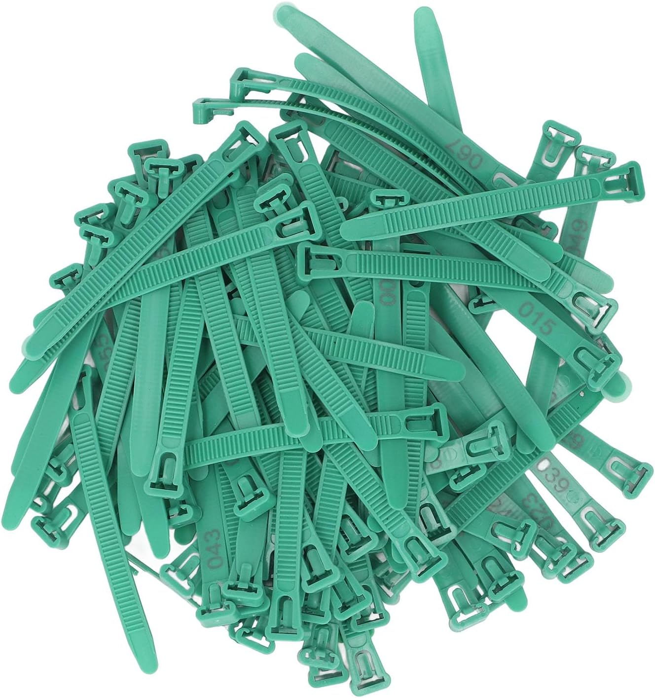 Generic Chicken Leg Rings, 1 to 100 Numbered, Red, Poultry Bands, 100 Count