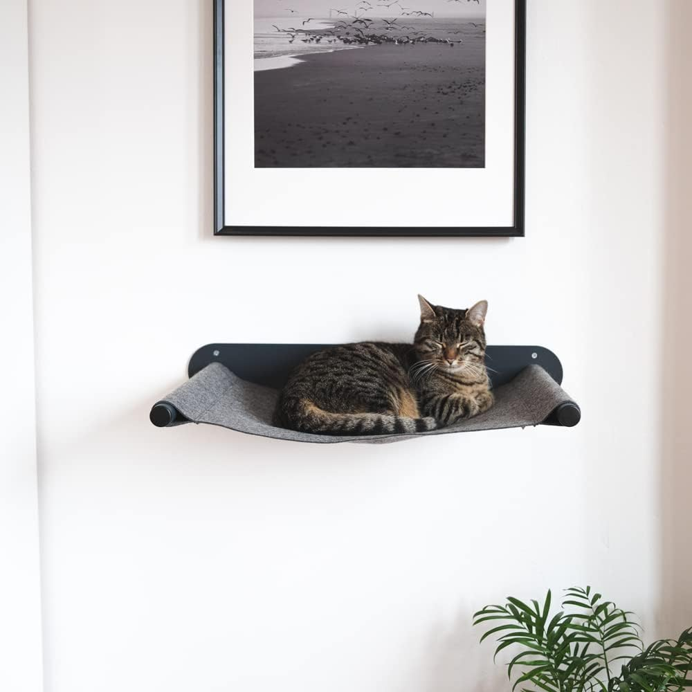 Lucybalu Hammock for Cats I Swing - the Original 65 X 10 X 35 Cm I White, Anthracite and Special Edition