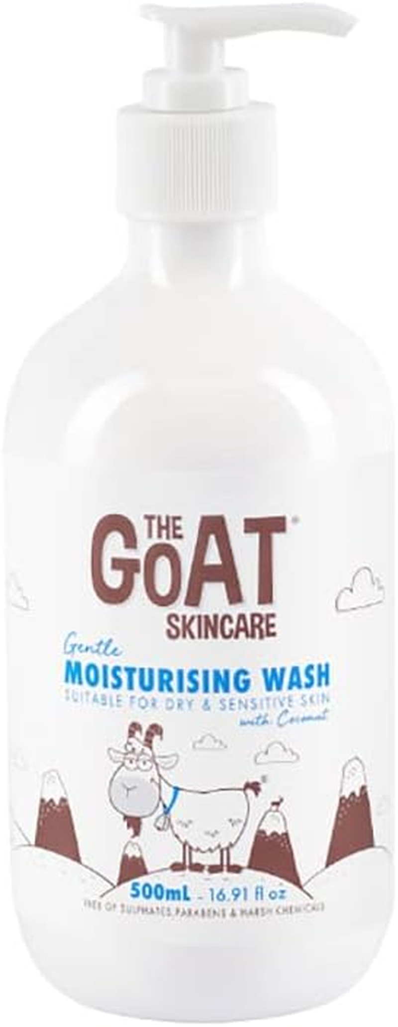 THE GOAT SKINCARE MOISTURISING WASH with COCONUT 500ML image number 2